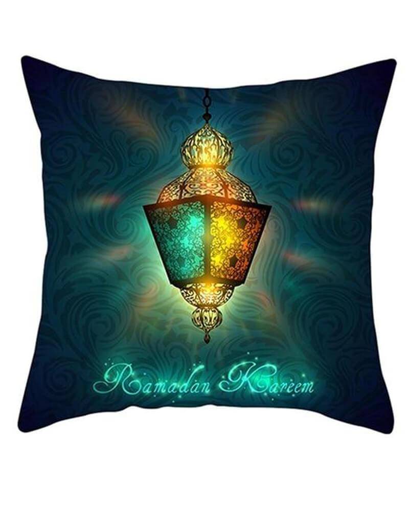 Vintage Islamic Jhoomar Printed Decorative Throw Pillow - Perfect for Boho Home Decor, Sofa & Bedroom Accent