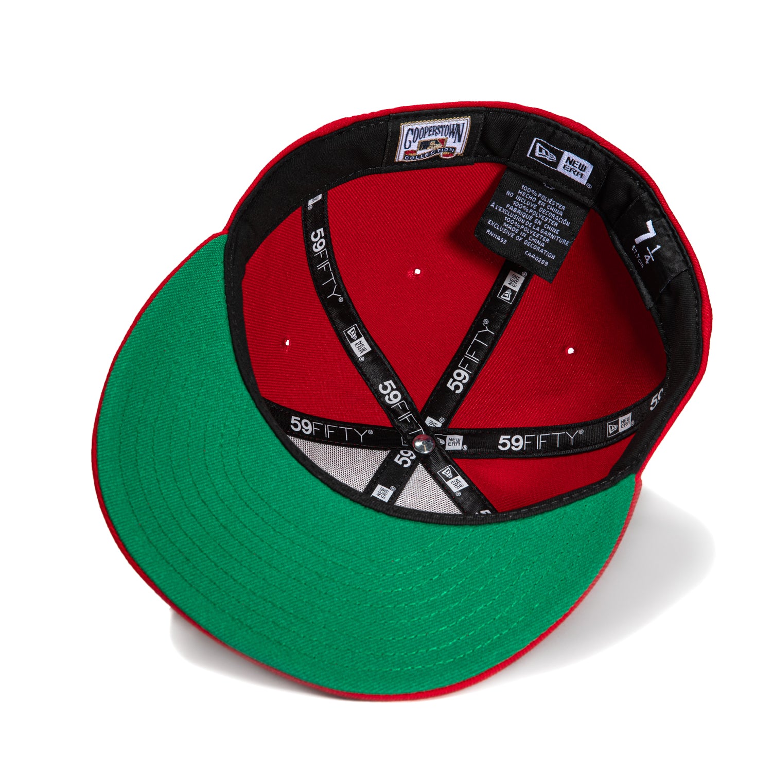 New Era 59Fifty Detroit Tigers MLB Baseball Cap with Stadium Patch - Red & White Snapback Hat for Men's Sports Fan Fashion & Game Day Outfits