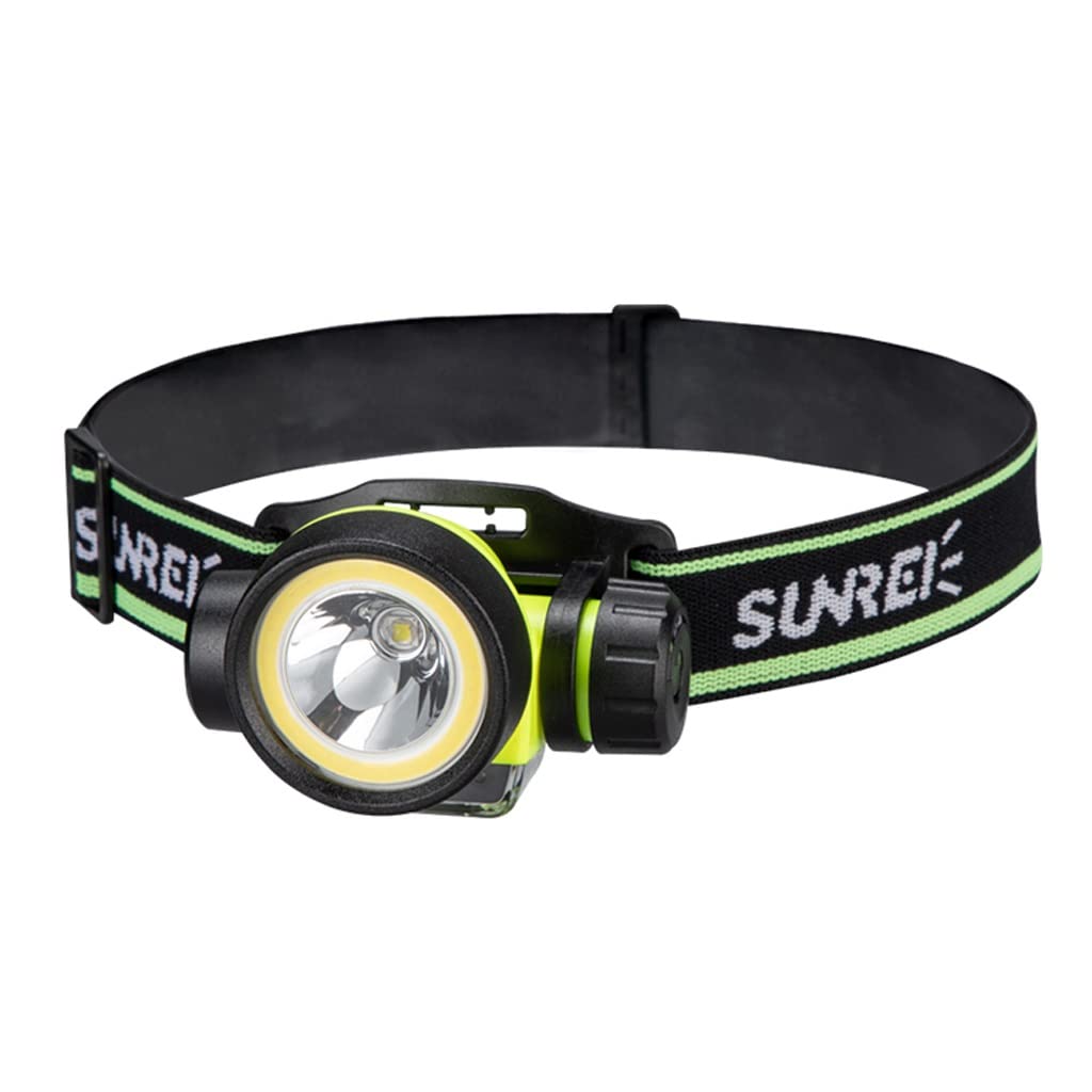 TONPOP Rechargeable LED Headlamp for Night Fishing - Adjustable Dimming, Waterproof & Lightweight Head-Mounted Light for Outdoor Activities (Camping, Hiking, Hunting) - Hands-Free Fishing Gear Accessory