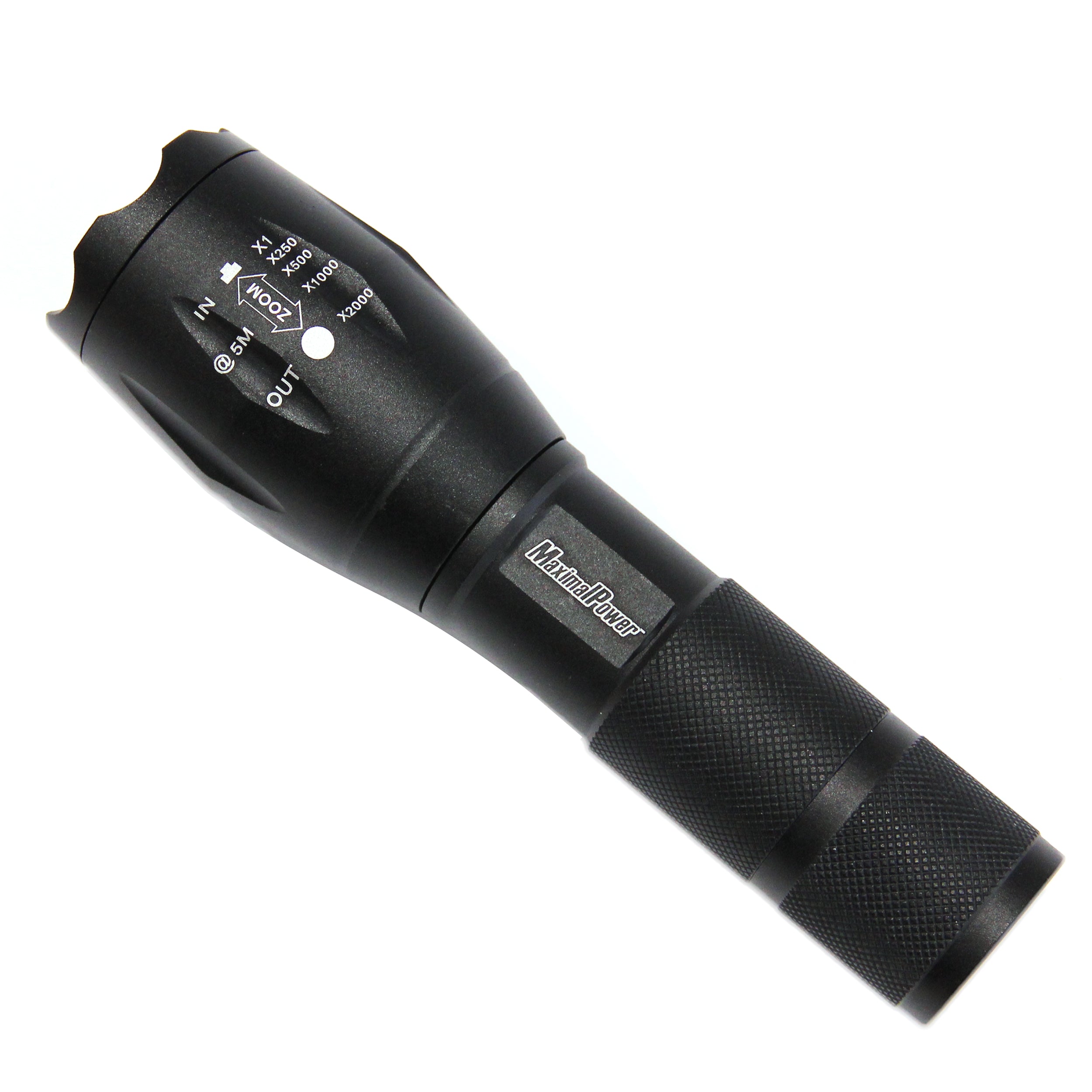 MaximalPower Mini LED Flashlight - Ultra Bright 1000 Lumens, 18650 Rechargeable Battery, Waterproof & Durable for Camping, Hiking, Emergency, Outdoor Adventures