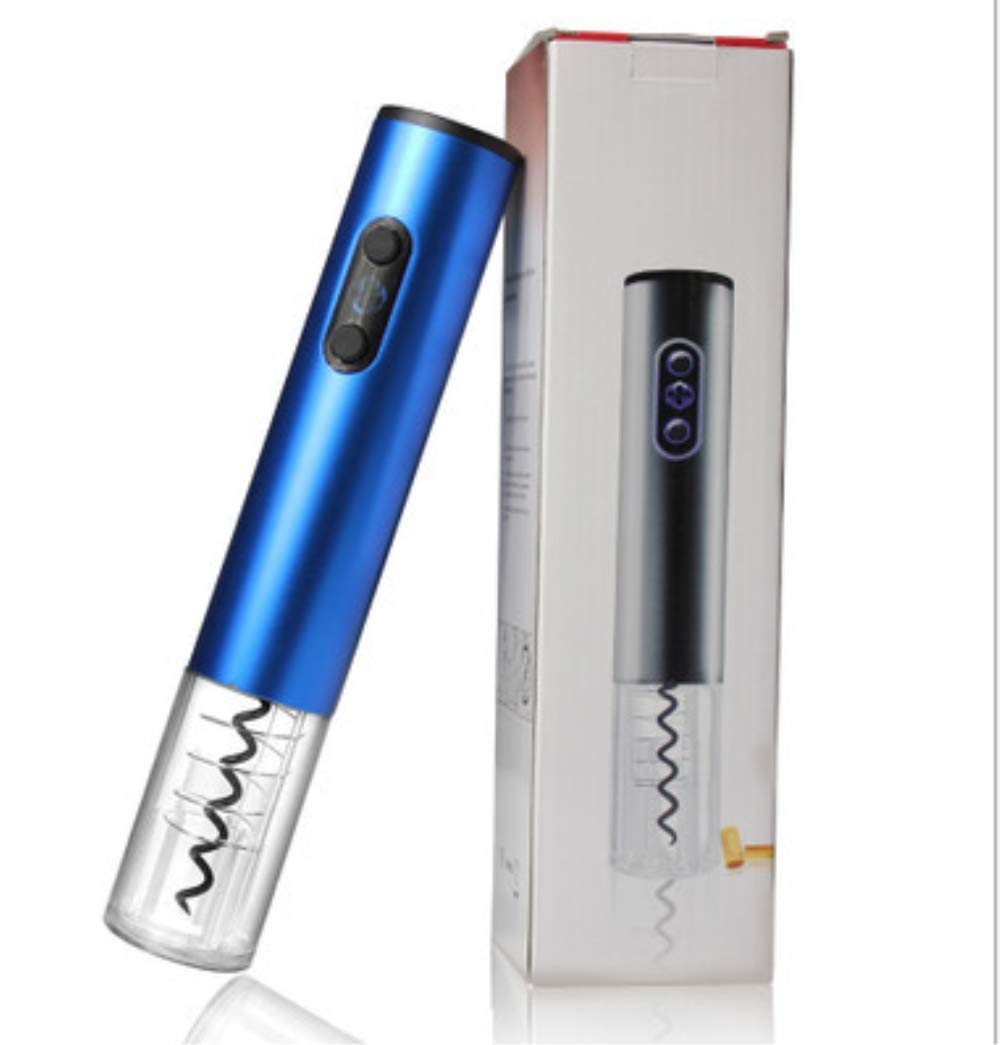 Electric Wine Opener & Automatic Corkscrew with Foil Cutter - Rechargeable Battery Powered Bottle Opener for Red & White Wine - Perfect for Home, Parties & Gifts