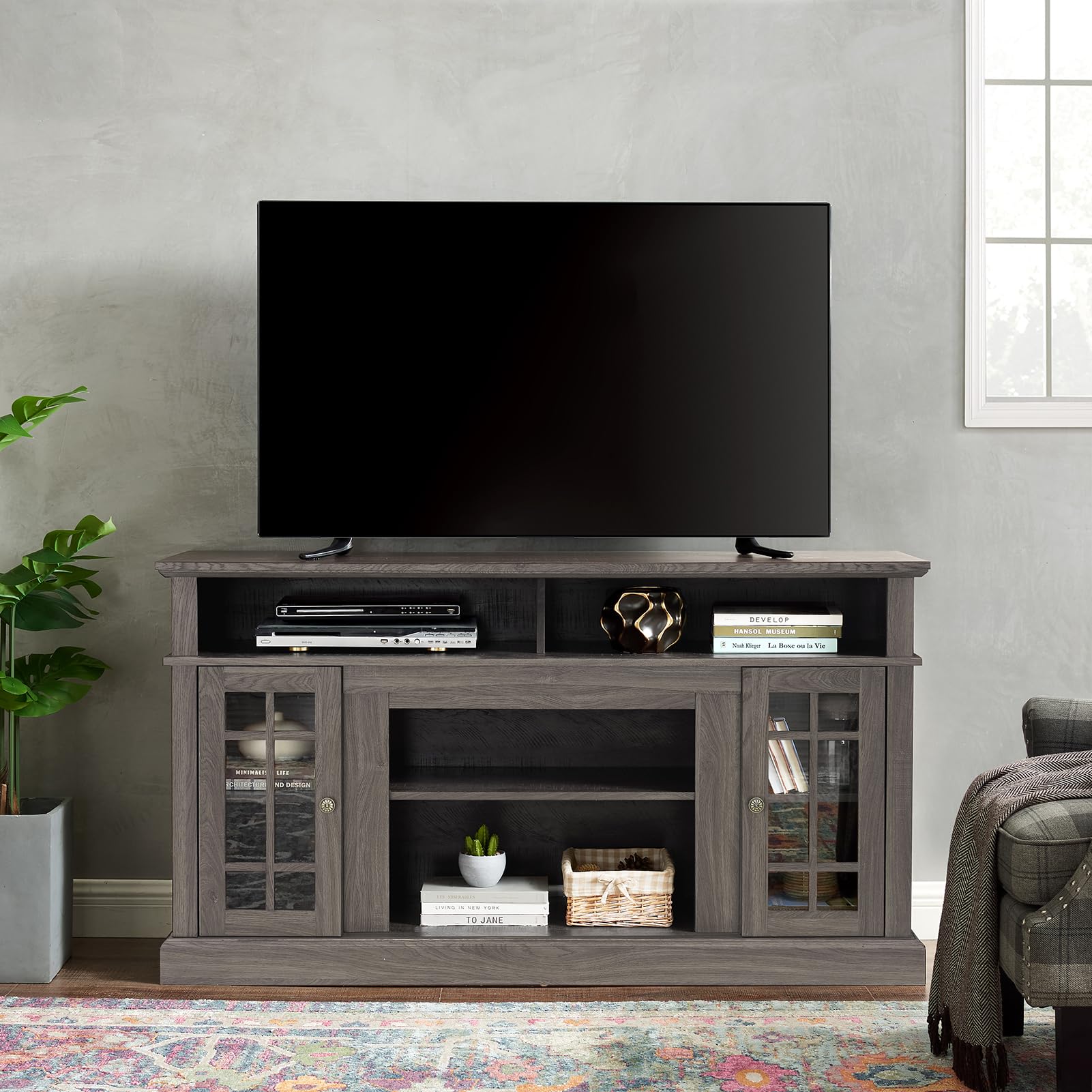 Modern TV Media Stand for TVs up to 65