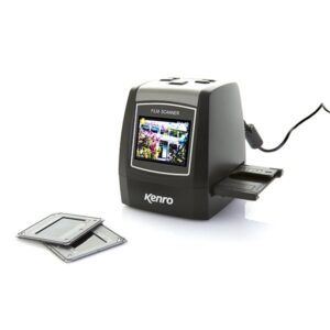 Kenro KNSC201 High-Resolution Film & Slide Scanner - Convert 35mm Negatives & Slides to Digital - Perfect for Archiving Old Photos, Digitizing Family Memories & Professional Photography Projects