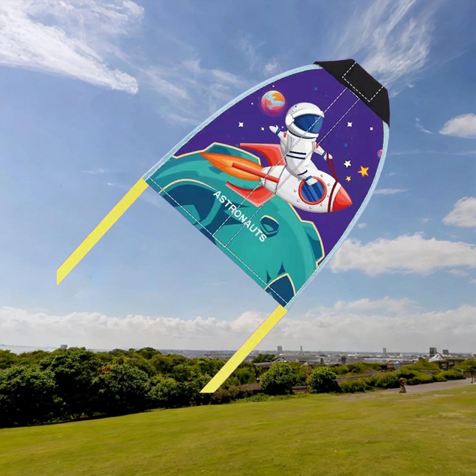 Kids Thumb Ejection Kite - Mini Portable Kite for Children, Easy to Fly Lightweight Outdoor Toy - Perfect for Beach, Park & Backyard Play