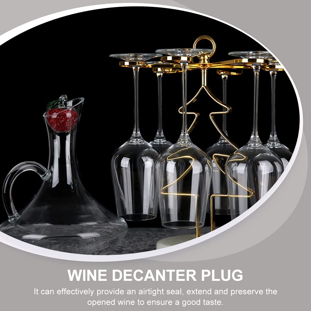 DOITOOL Vacuum Sealer Machine for Wine - Plug Shape Red Wine Decanter, Wine Aerator Pourer with Vacuum Saver Pump & Air Pump Stopper - Complete Wine Accessories Set with Glass Cups - Perfect for Home Bars, Wine Tasting & Gifts