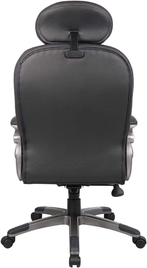Premium Boss Executive Pillow Top Office Chair with Adjustable Headrest [B7101] - Ergonomic Support for Long Hours of Work, Meetings & Home Office Use