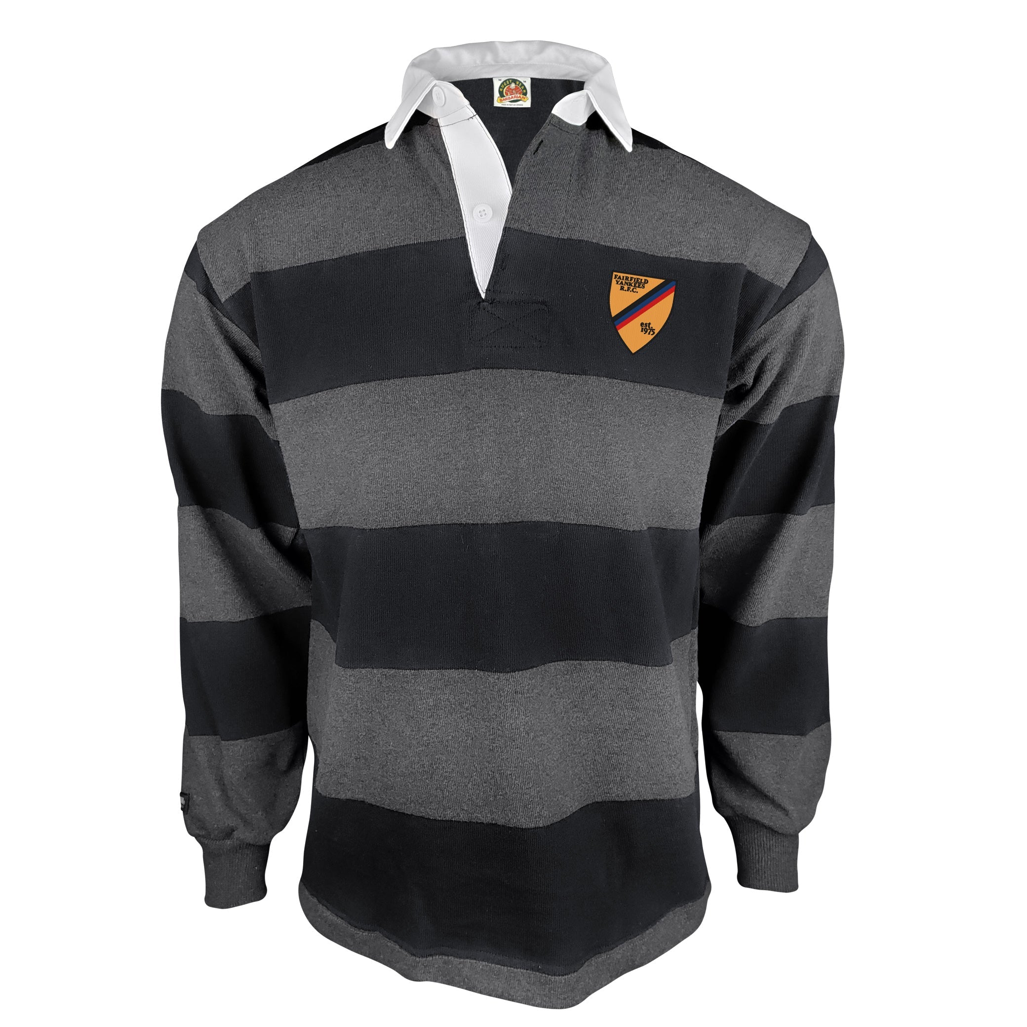 Fairfield Yankees RFC 4 Inch Stripe Rugby Jersey - Breathable Performance Shirt for Rugby Training & Match Play