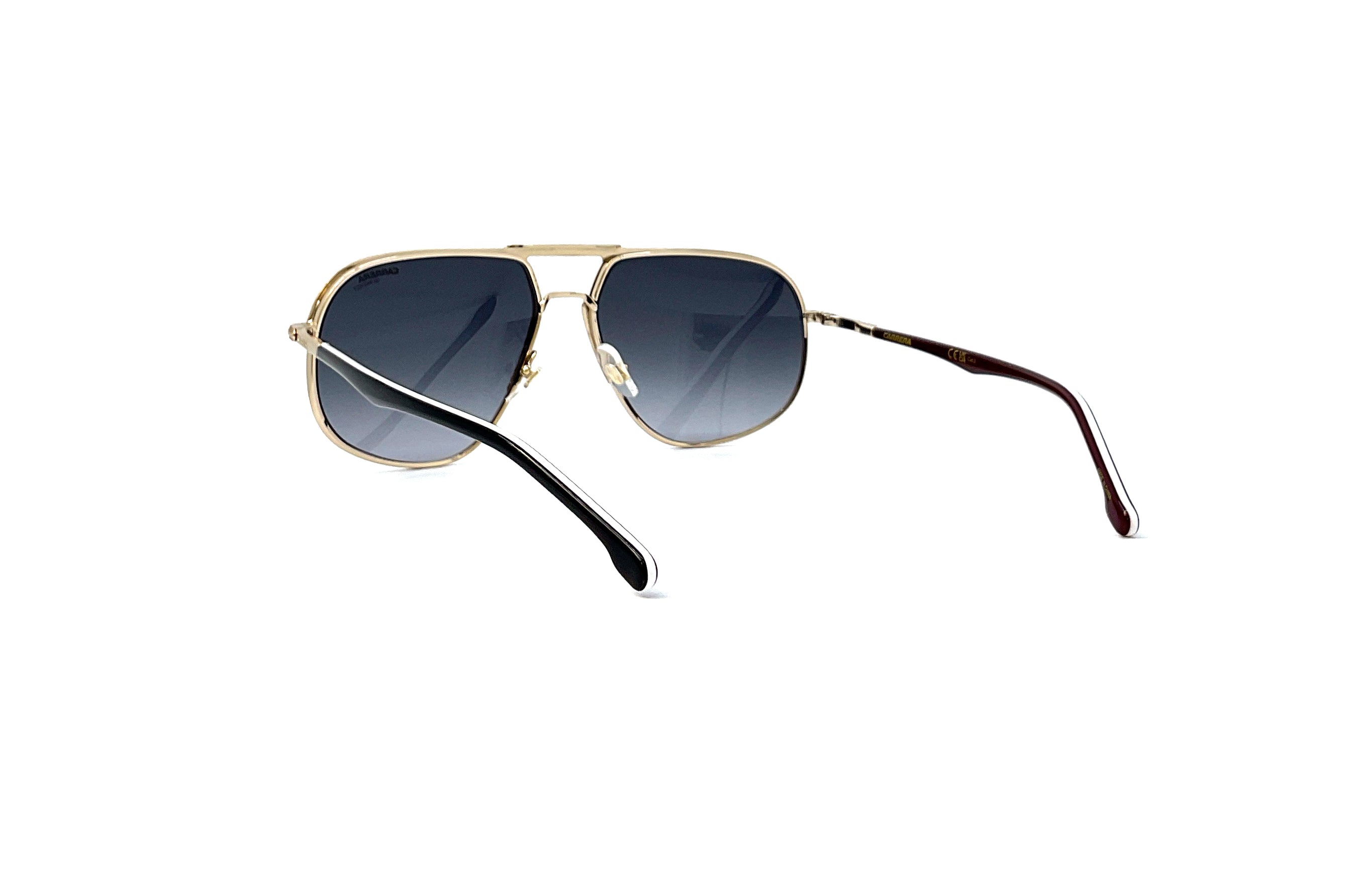 Carrera 318/S Matte Black Gold Sunglasses - Polarized UV Protection for Men & Women - Perfect for Driving, Running, and Outdoor Activities