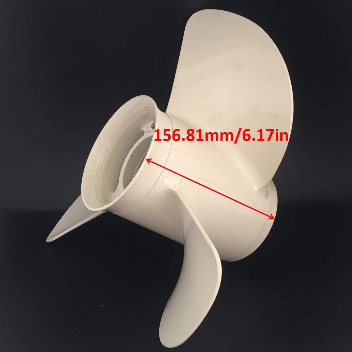 Yamaha Outboard Motor Aluminum Propeller 13.25x17 - Compatible with 60HP 70HP 75HP 80HP 85HP 90HP 115HP 130HP Engines - Replacement for 6E5-45945-01-00 6E5-45945-01-EL T85-04020000 - Perfect for Boating, Fishing & Water Sports
