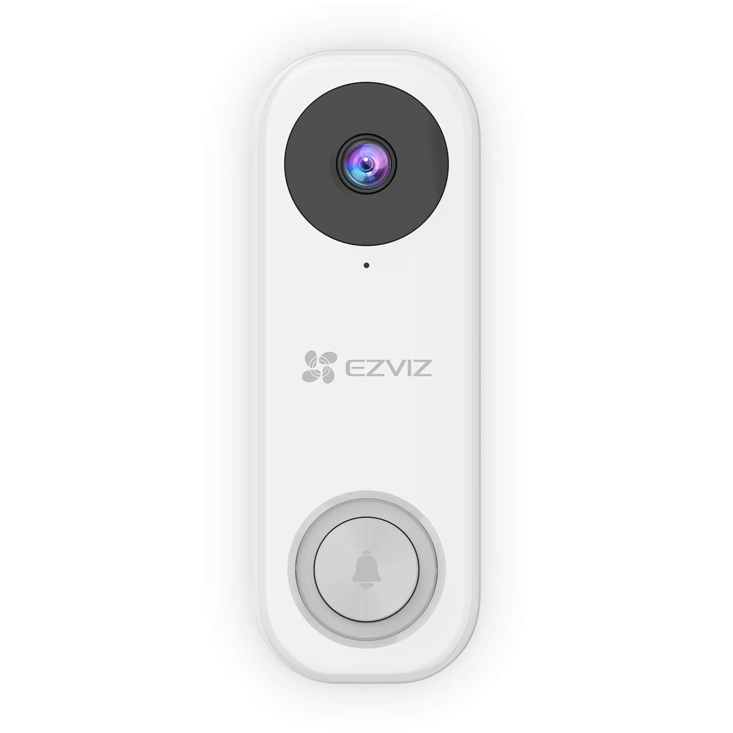 EZVIZ DB1C 1080P Wired Video Doorbell Camera with AI Human Detection & 2-Way Audio, 2.4Ghz/5Ghz Wi-Fi, Works with Existing Doorbell Wiring - Smart Home Security for Front Door Monitoring & Package Delivery Alerts