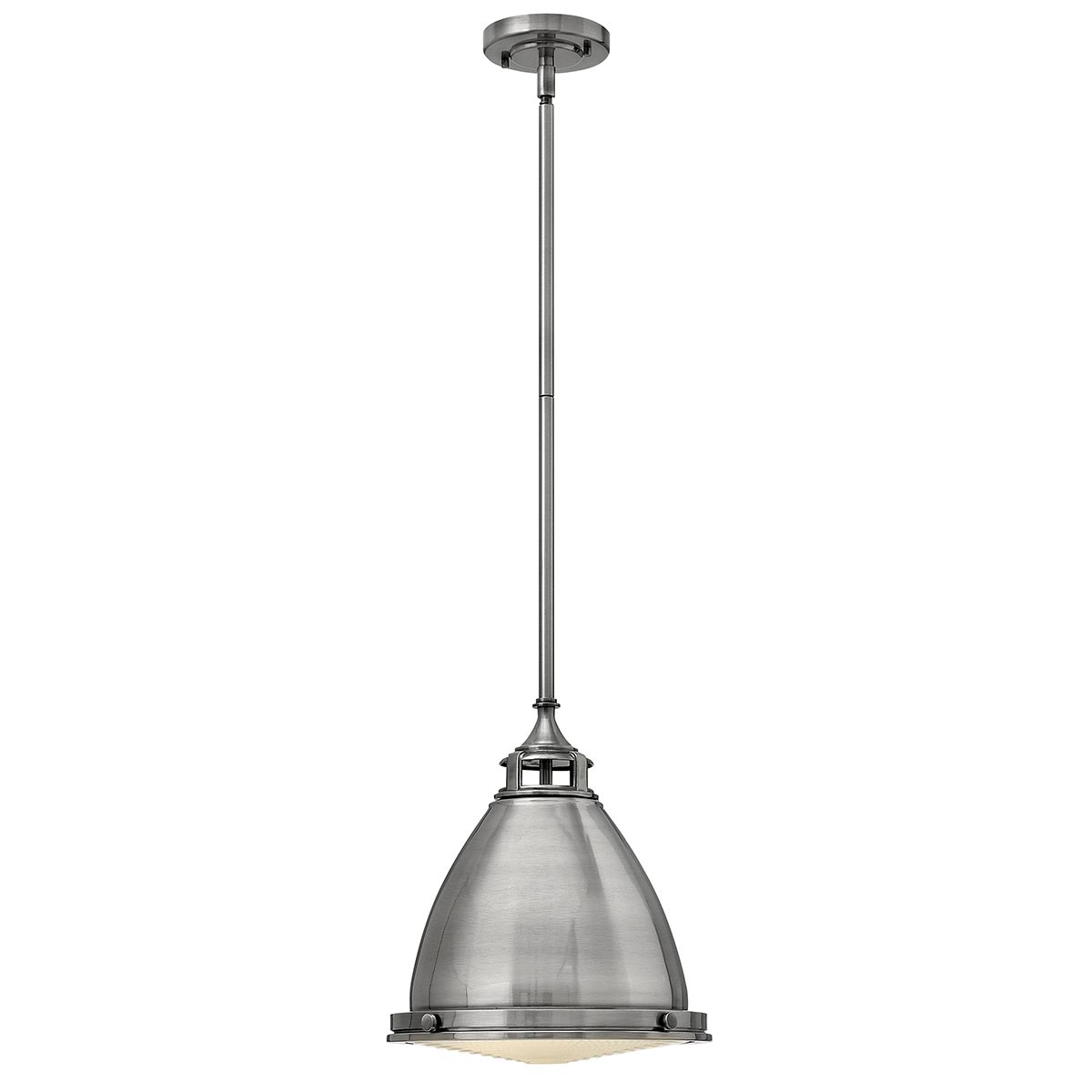 Amelia 1 Light Pendant Lighting Fixture - Adjustable Size & Multiple Finish Options for Kitchen Island, Dining Room or Bedroom Decor