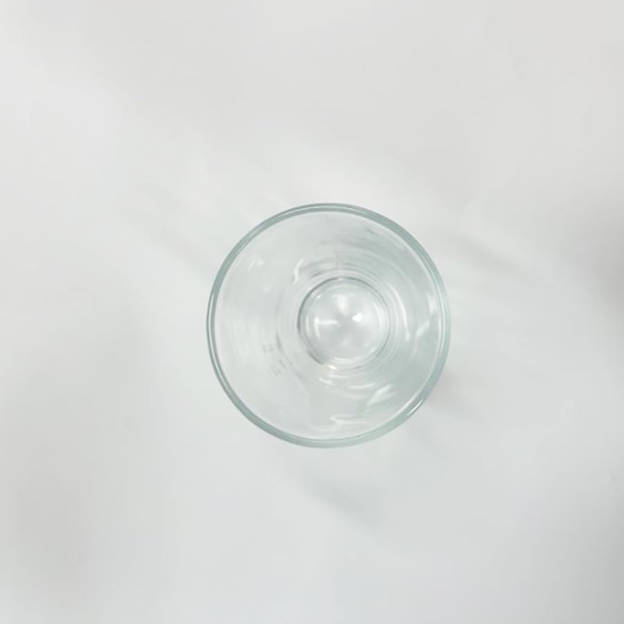 KITOART 12oz Clear Drinking Glasses Set of 6 - Premium Glass Tumblers for Water, Juice, Soda & Cocktails - Dishwasher Safe Barware for Home, Restaurant & Party Use