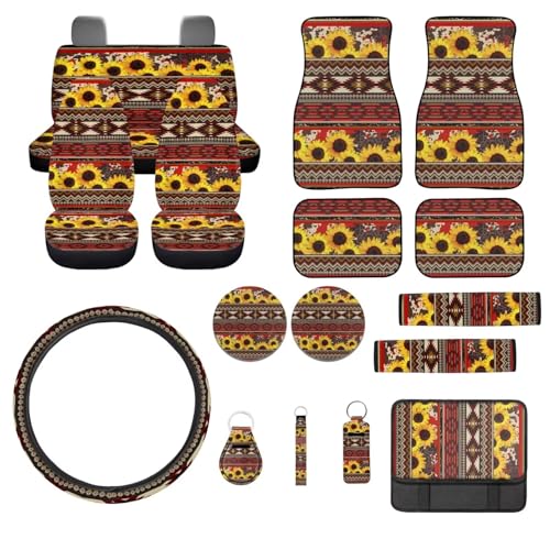 Aztec Southwest Sunflower-Red