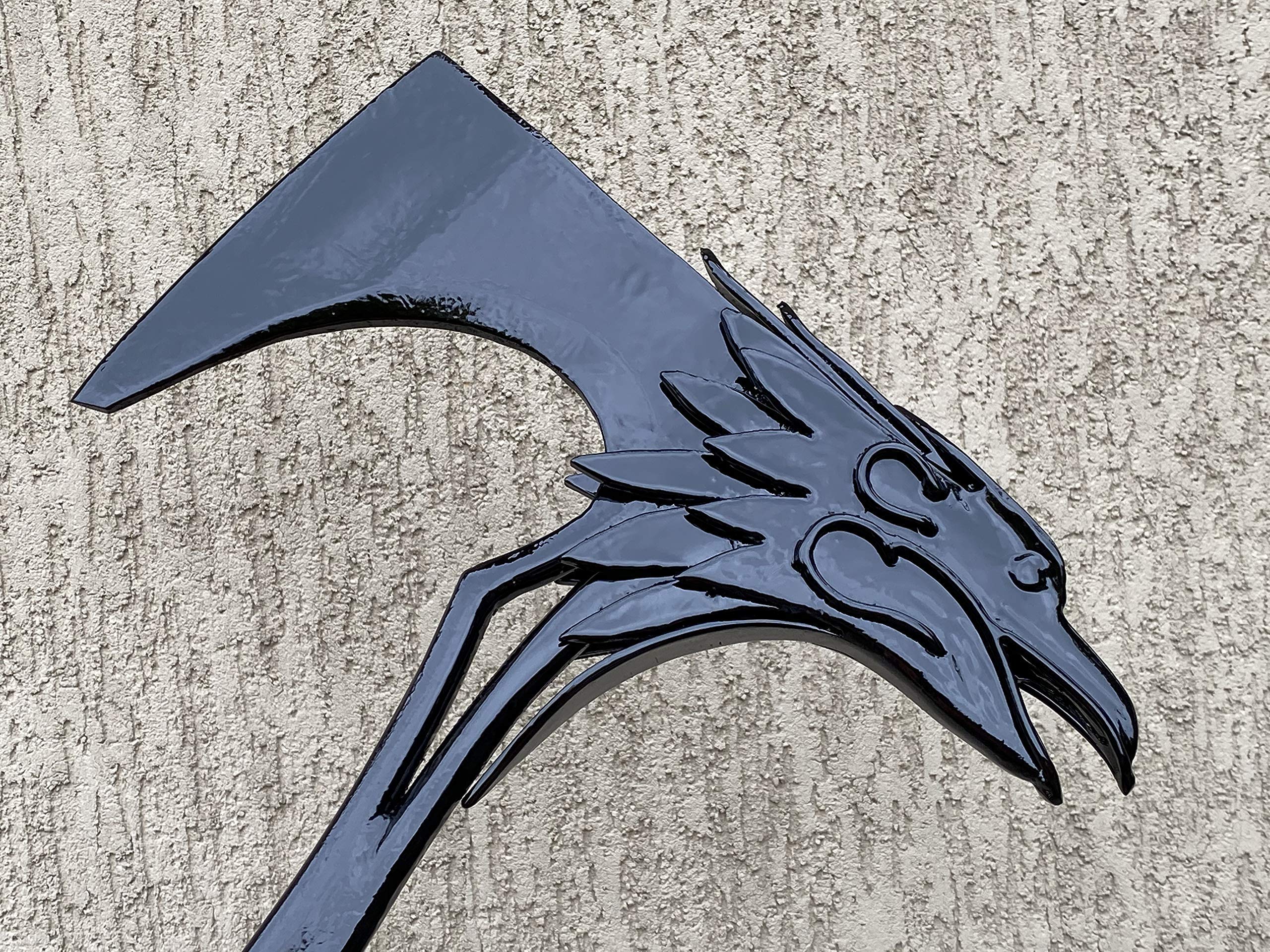 High-Quality Cosplay Axe Replica - Perfect Video Game Prop for Halloween, Christmas & Cosplay Events - Durable Steel & Iron Gift for Gamers & Collectors