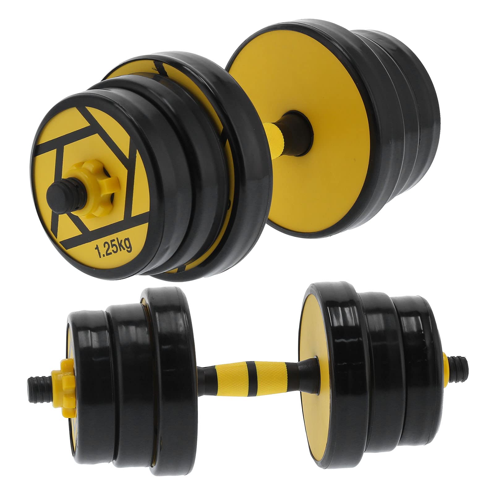 Yosoo Adjustable Dumbbell Set - 5-25lbs Free Weight Dumbbells for Strength Training, Home Gym, Office & Fitness - Perfect for Weightlifting, CrossFit & Full-Body Workouts