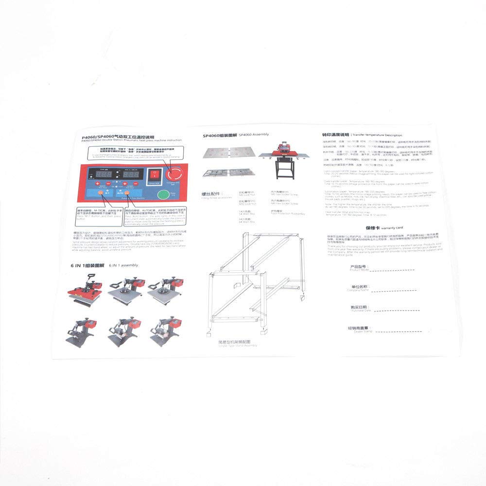 6PCS Manual Heat Press Machine for Ball-Point Pen - Logo Transfer & 3D Sublimation Tool (110V) - Perfect for Customizing Pens, Keychains & Small Promotional Items
