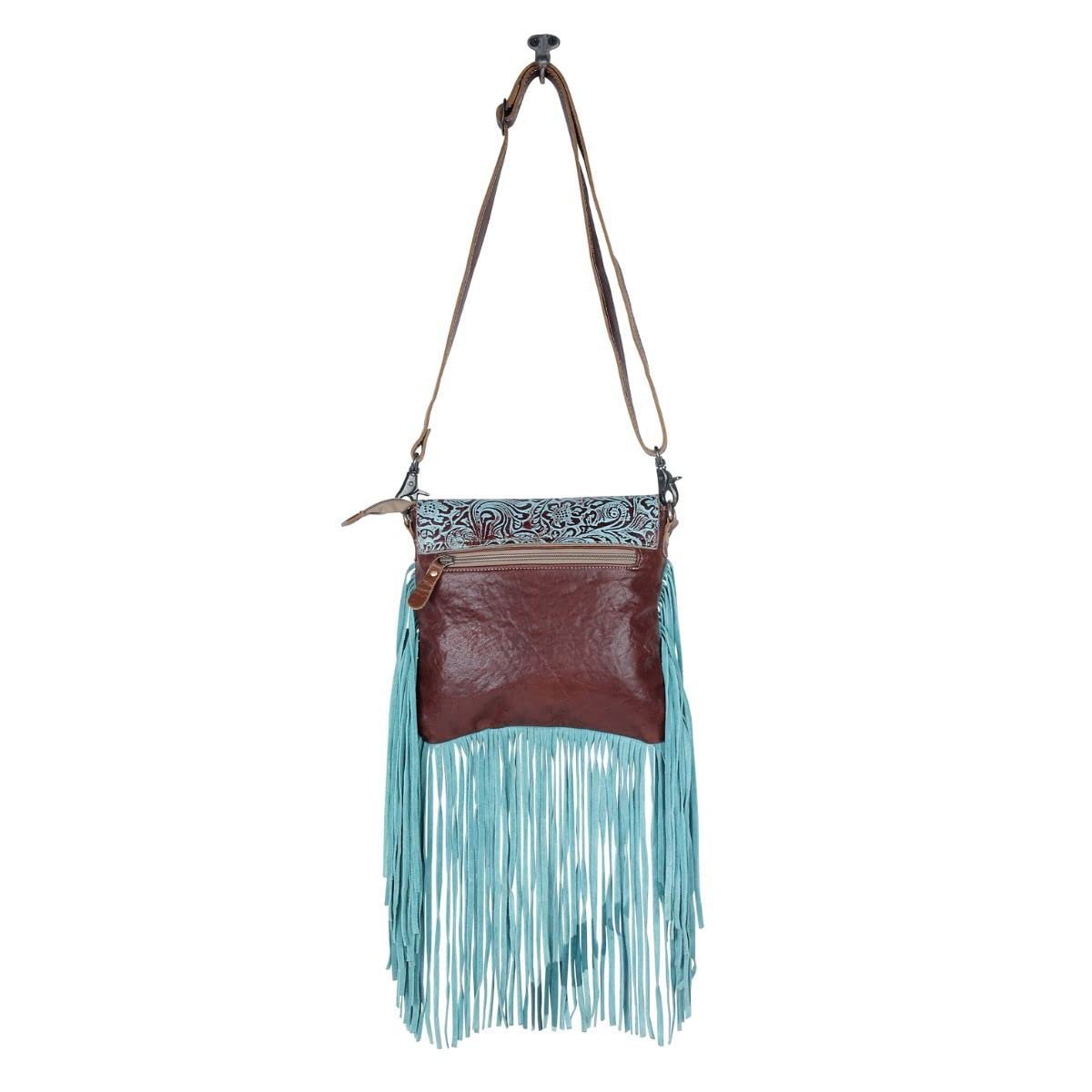 Myra Bag Conglomerate Genuine Leather & Hairon Crossbody Bag S-4680 - Stylish Women's Shoulder Purse for Work, Travel & Everyday Use
