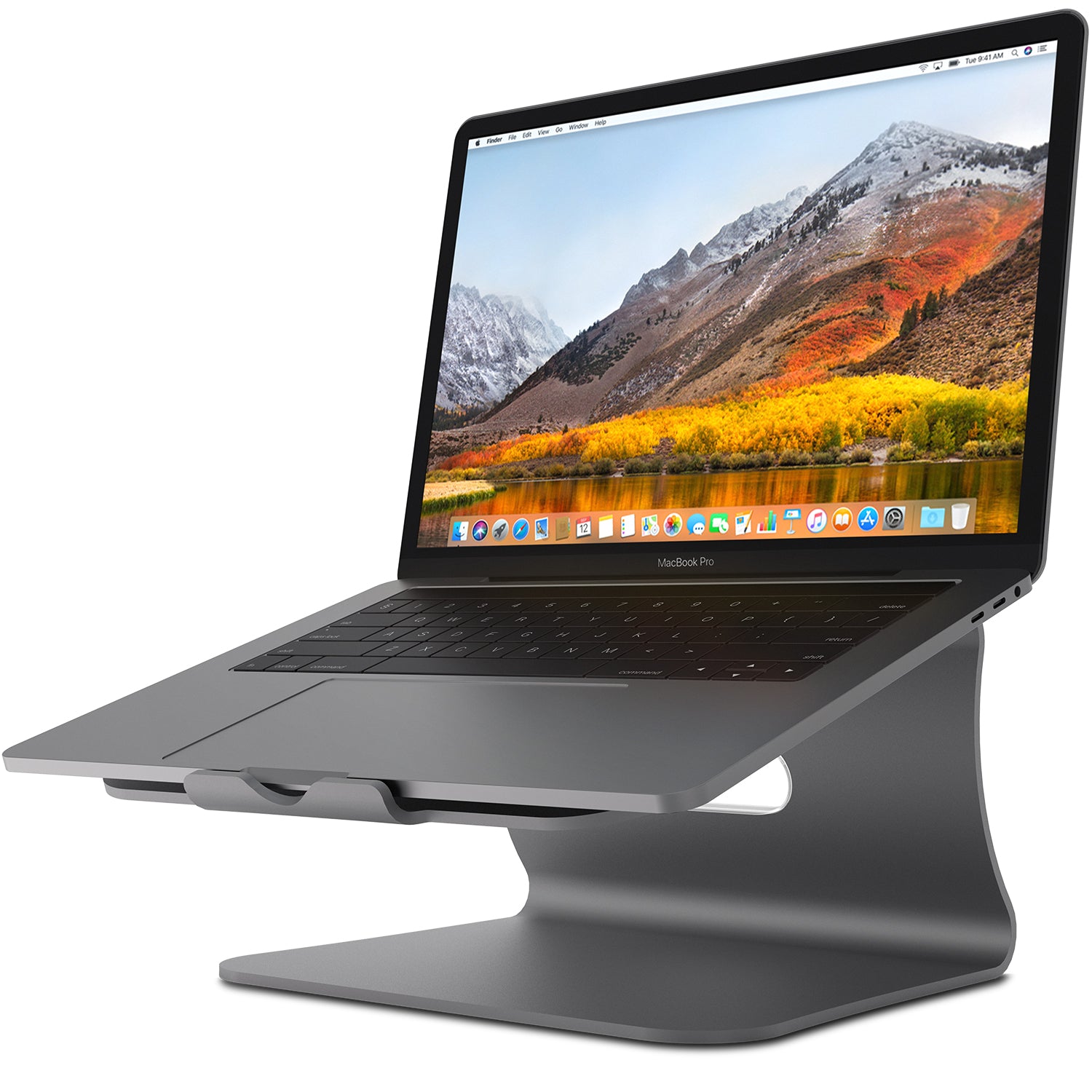 Best Aluminum Laptop Stand - Ergonomic & Cooling Computer Holder for Desk - Perfect for Home Office, Gaming & Workstation Setup