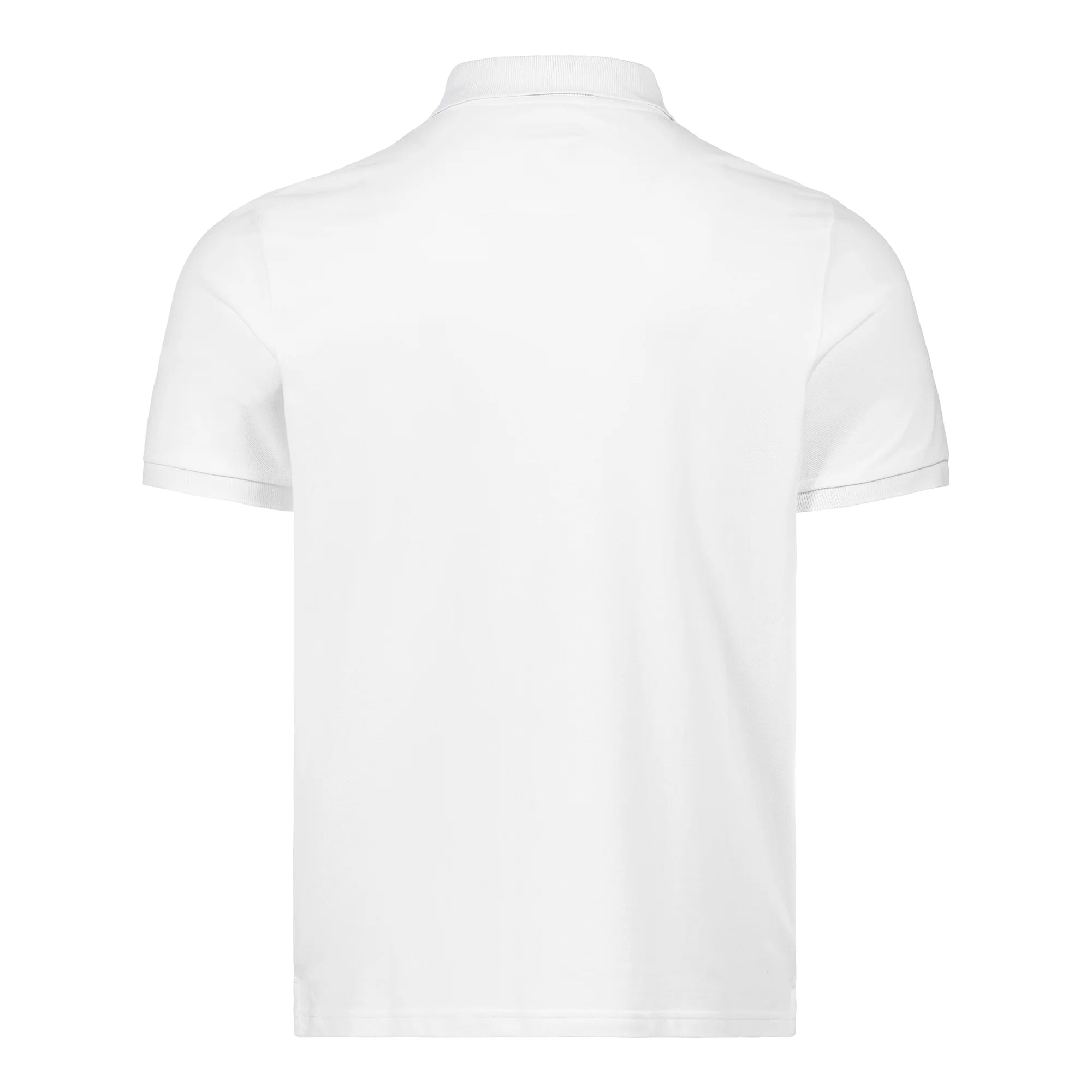 MUSTO ESS PIQUE POLO SHIRT - Men's Classic White Polo for Golf, Tennis & Casual Wear - Breathable Cotton Blend Comfort Fit Top for Summer Outdoor Activities