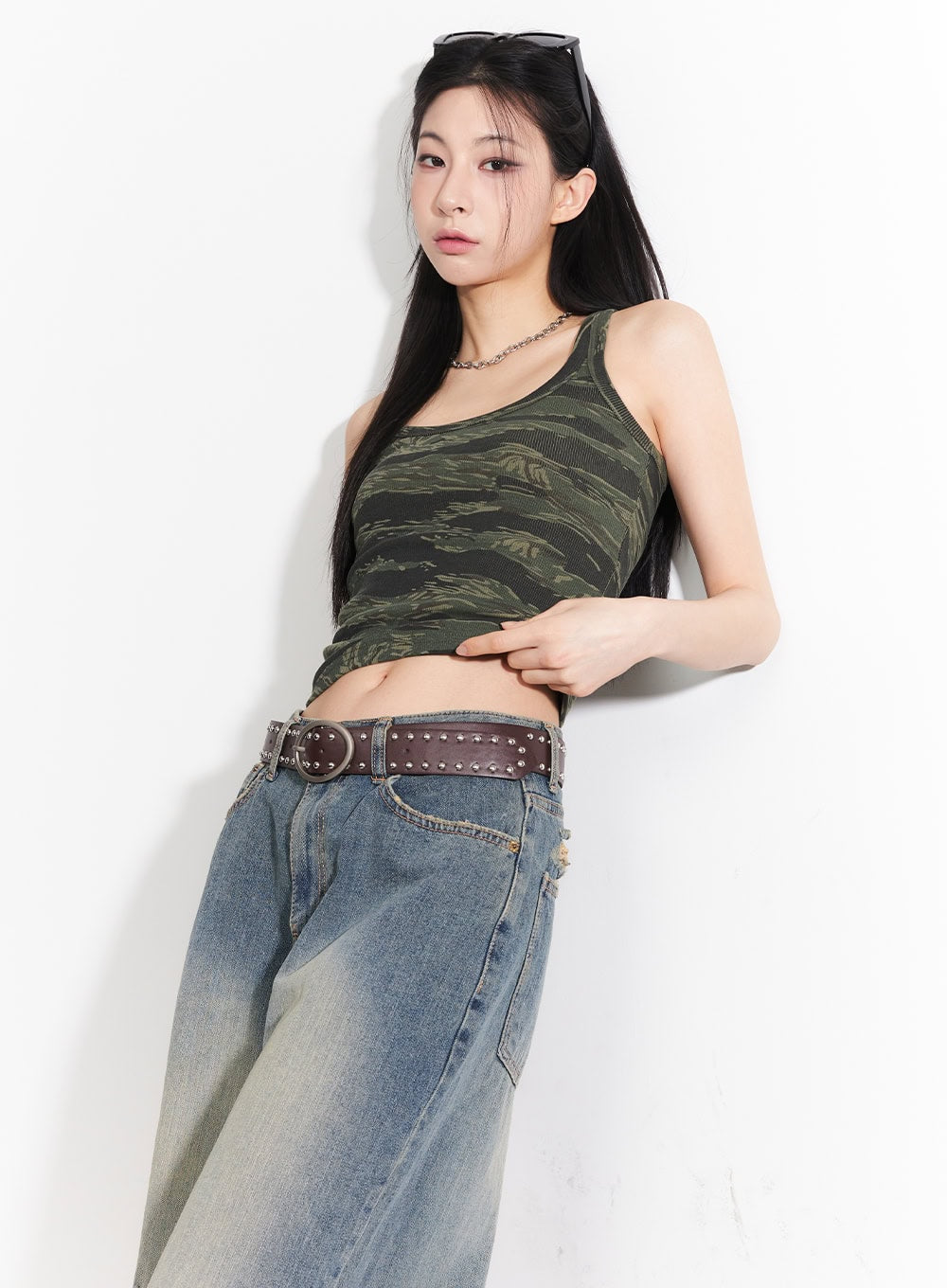 Camo Chic Women's Tank Top CA514 - Stylish & Comfortable for Outdoor Adventures, Gym Workouts & Casual Wear