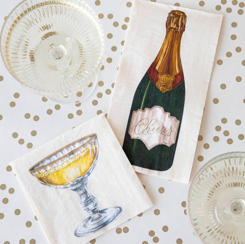 Luxury Champagne Guest Napkins - Premium Quality Paper Napkins for Weddings, Parties & Special Events - Elegant & Disposable - Perfect for Celebrations, Bridal Showers & Formal Gatherings