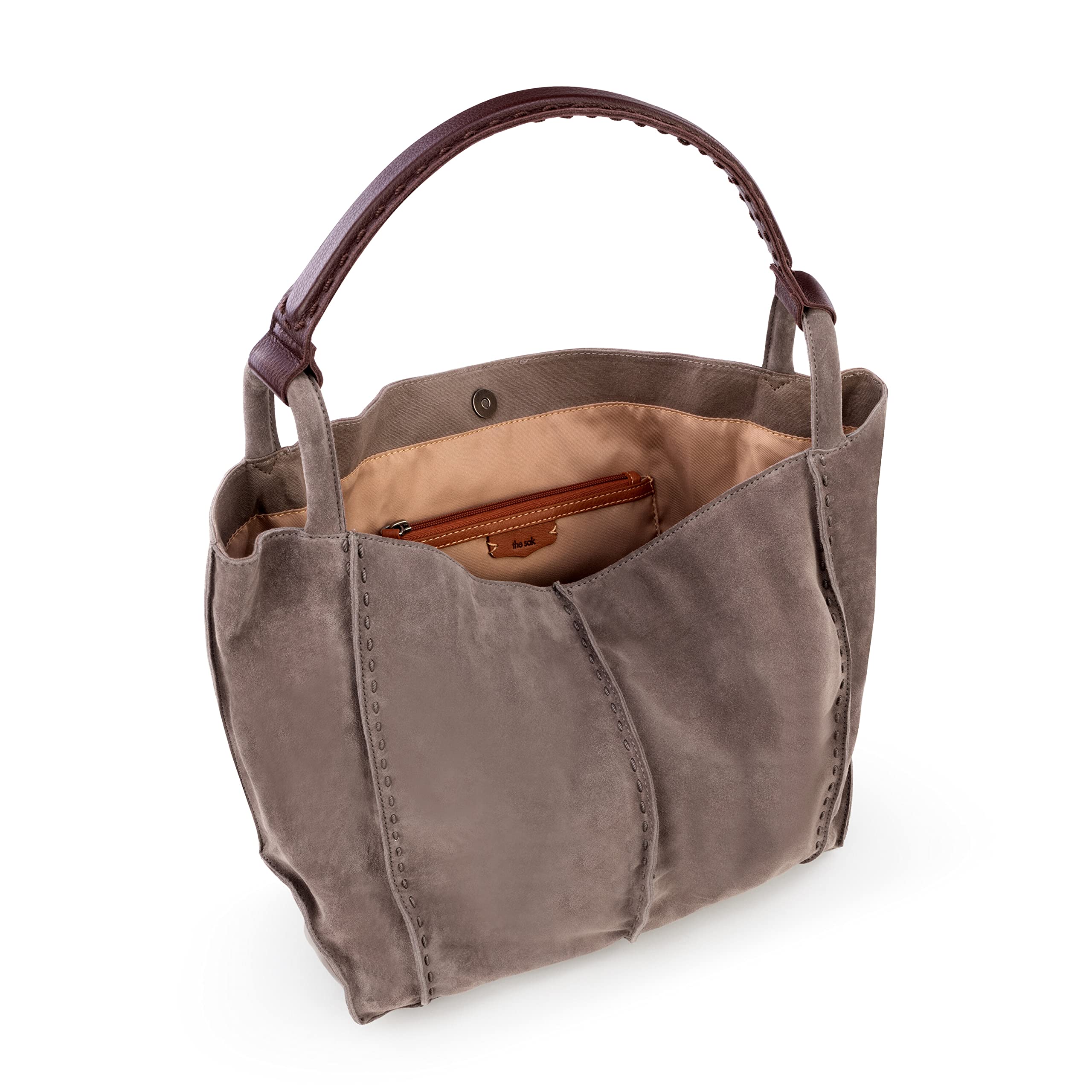 The Sak Los Feliz Large Tote Bag for Women - Stylish & Roomy Everyday Purse with Adjustable Shoulder Strap - Perfect for Work, Travel, Beach & Shopping