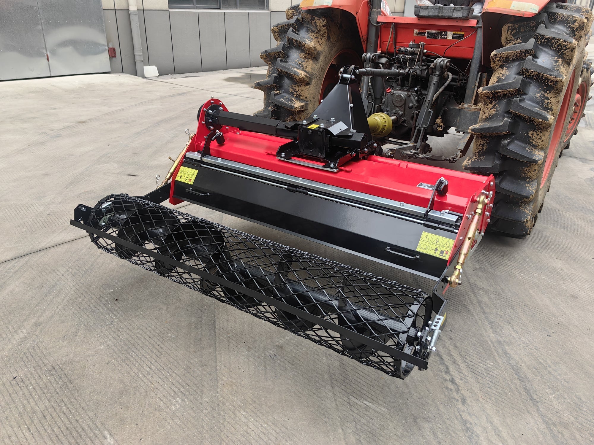 60 Stone Burier Rotary Tiller - 3 Point Tractor Hitch Attachment for Soil Cultivation | Heavy Duty Farm Equipment for Gardening, Landscaping & Agriculture | Model SB165115