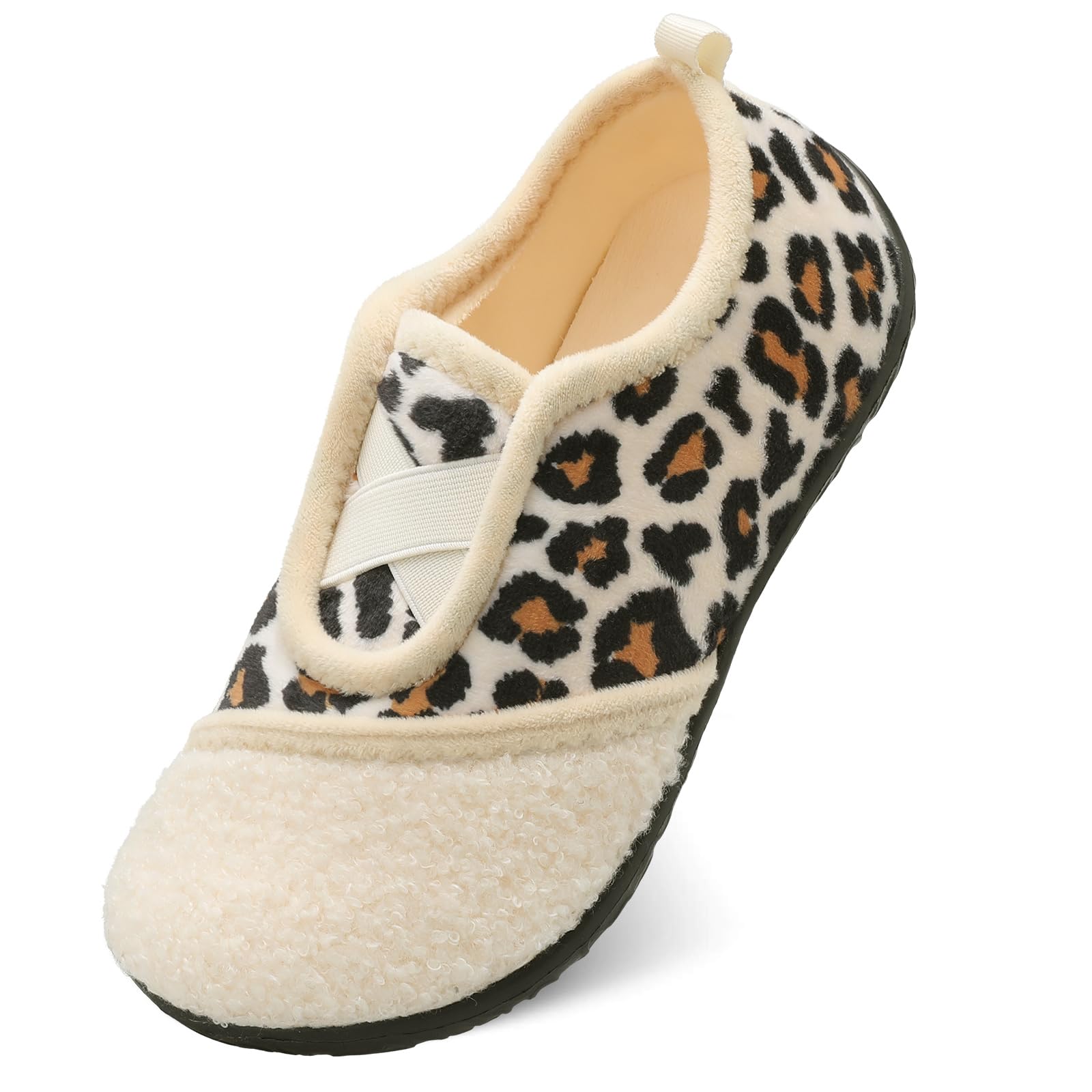 JIAUSQI Women's Fuzzy Slip-On House Slippers - Soft Indoor/Outdoor Comfort Shoes for Women | Perfect for Home, Lounge & Quick Errands