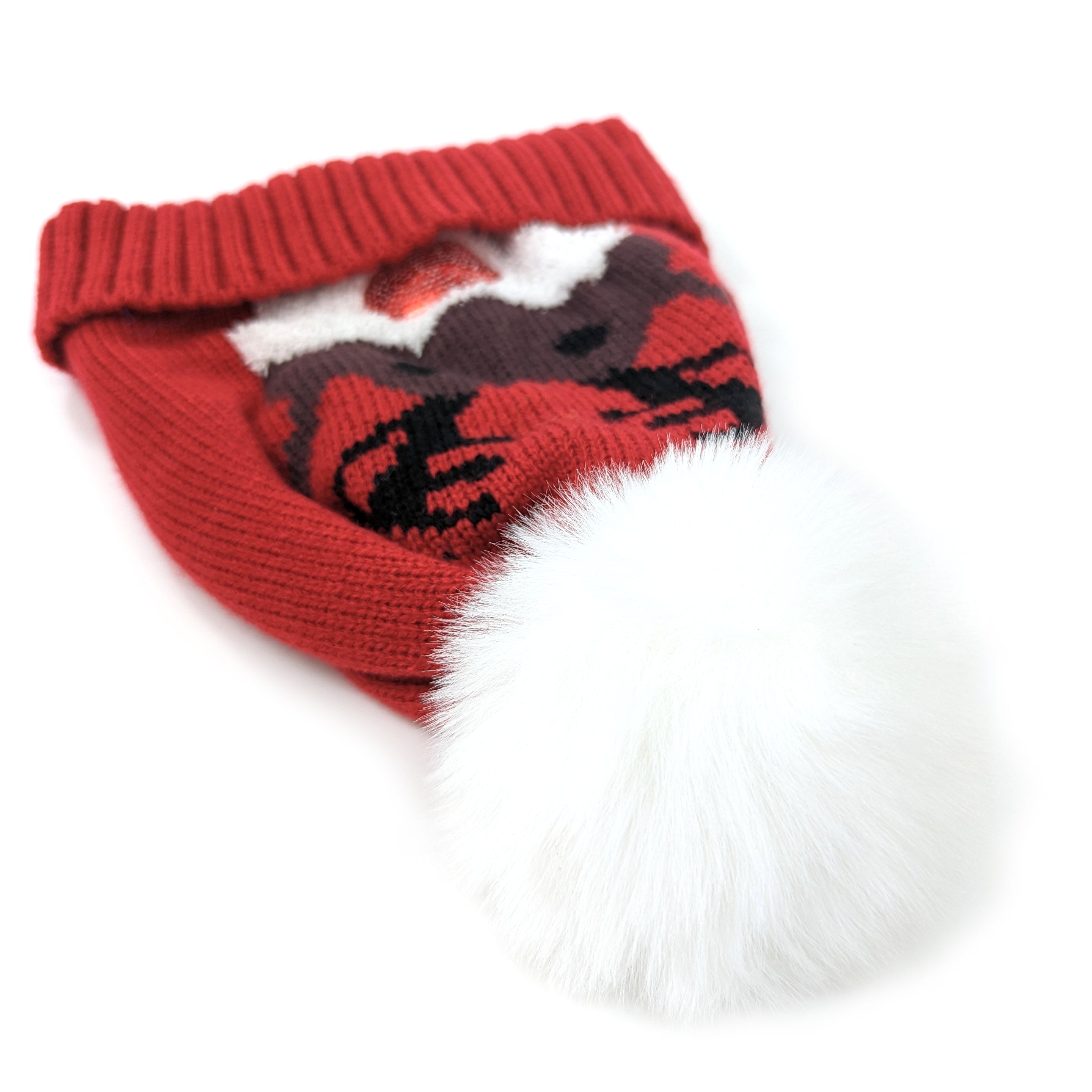 Sparkly Sequin Reindeer Kids Bobble Hat - Festive Winter Beanie for Boys & Girls - Perfect for Christmas, Holidays & Outdoor Play