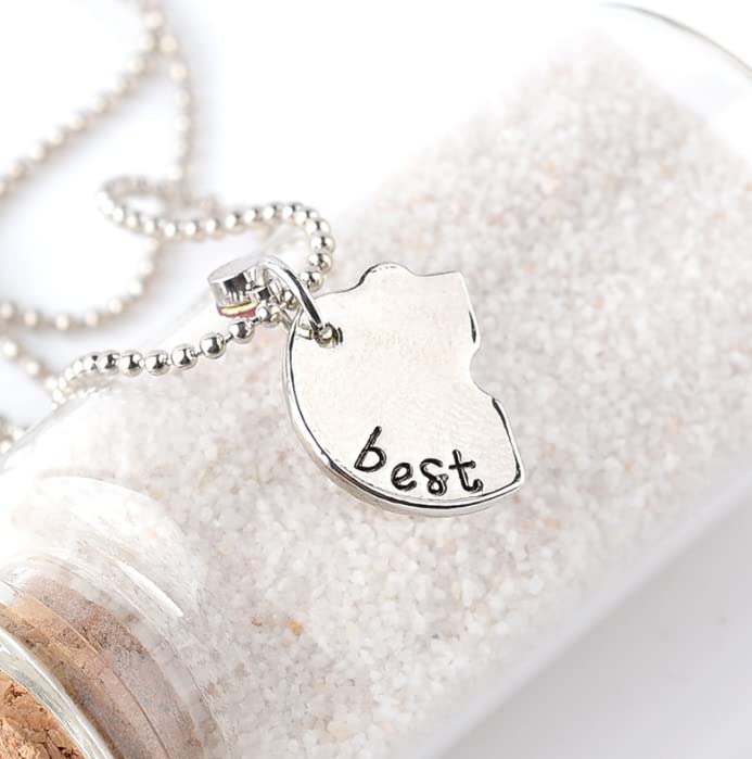 4 Piece Puzzle Friendship Necklace Set - Best Friend Necklaces for Women, BFF Birthday Gifts, Matching Jewelry for Sisters & Couples | Perfect for Anniversaries, Valentine's Day & Special Occasions