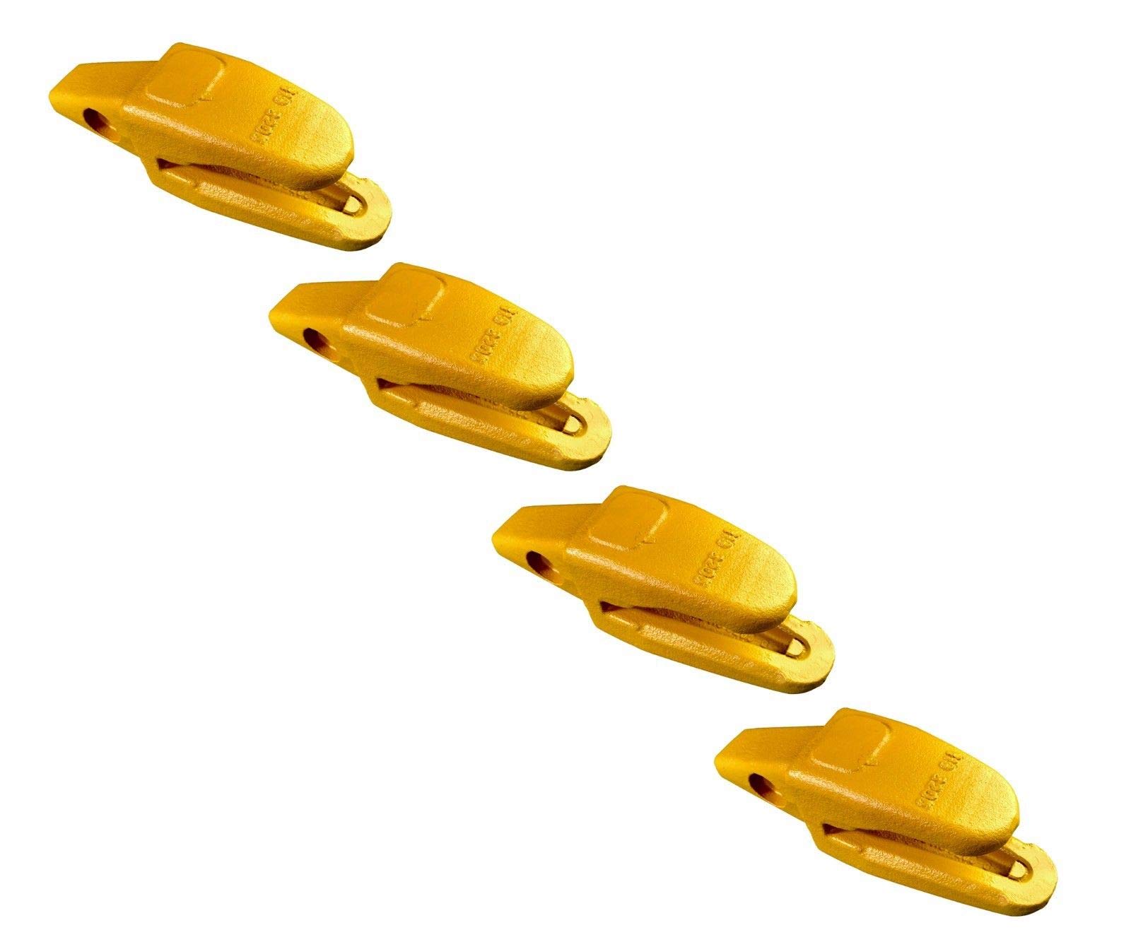 4-Pack Cat Style Backhoe/Mini Excavator Bucket Teeth Shanks - 119-3205 Replacement Parts with 3/4
