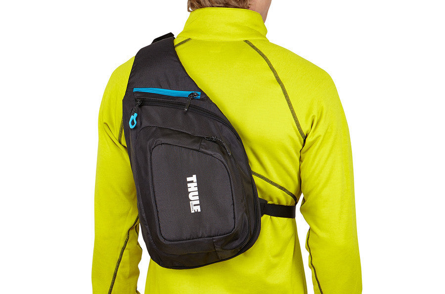 Thule Legend GoPro Sling Pack - Waterproof Camera Bag for Hiking, Travel & Adventure - Compact Shoulder Backpack for GoPro Hero 12/11/10/9, DSLR & Accessories