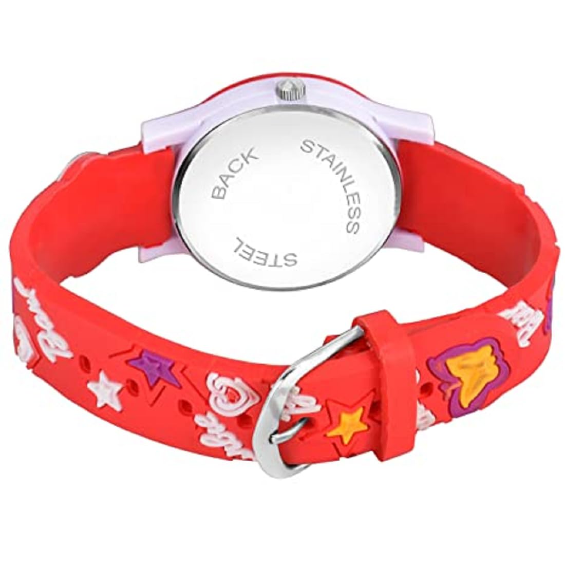 ZUPERIA White Dial Love Watch Series - Analog Girls Kids Watch for School, Party & Everyday Wear | Stylish & Durable Timepiece for Young Girls
