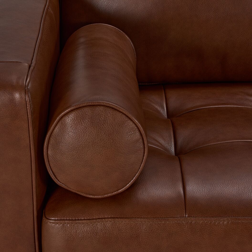 Premium Bari Leather Sofa in Cobblestone - Luxurious Genuine Leather Couch for Living Room, Office, or Lounge - Perfect for Modern Home Decor & Relaxation