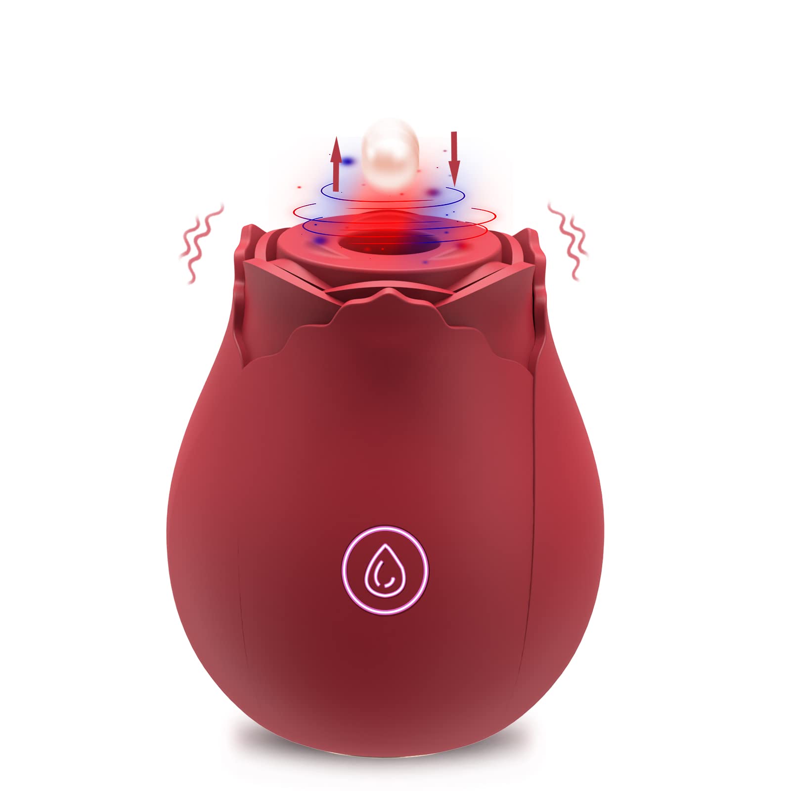 Premium Clitoral Stimulating Vibrator for Women - 10 Powerful Vibration Modes, Rechargeable & Waterproof G-Spot & Nipple Stimulator Sex Toy for Solo or Couple Play - Perfect for Bedroom Fun, Romantic Nights & Self-Care Moments