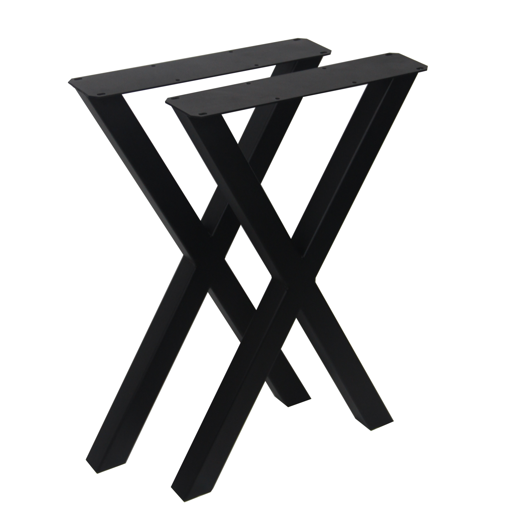 Heavy Duty Writing Desk with X-Legs - 71cm Height, 46cm Width - Sturdy Home Office Desk for Study, Work, and Remote Learning