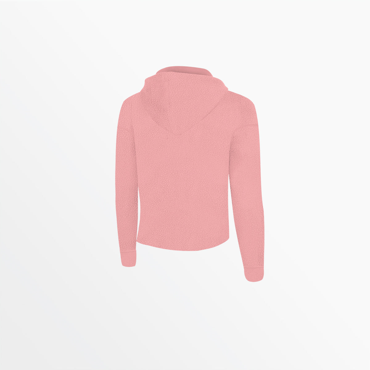 Women's Sherpa Cropped Pullover Hoodie - Soft Fleece Winter Sweatshirt for Casual Wear & Outdoor Activities