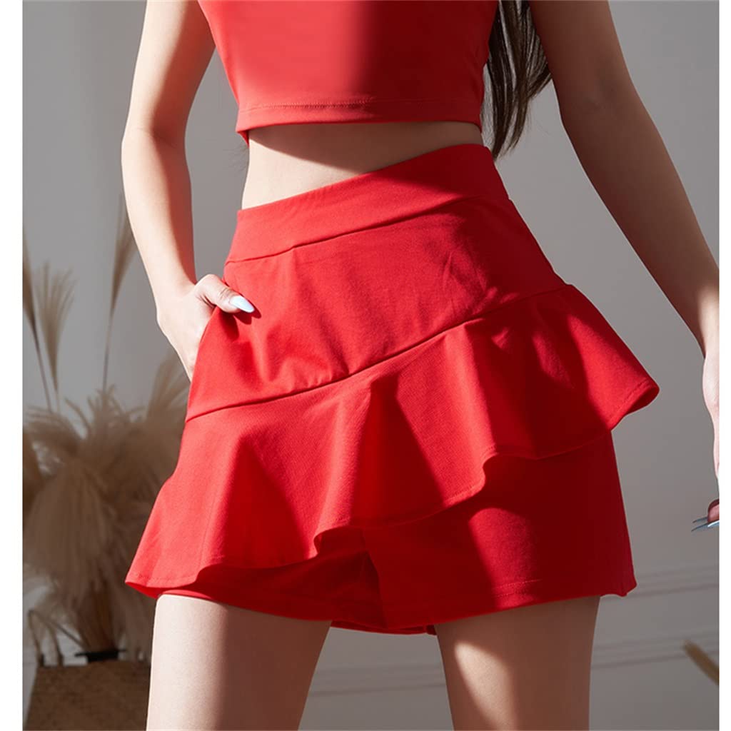 High Waist Sports Shorts for Women - Tennis, Badminton, Yoga, Running & Golf - Breathable & Comfortable Activewear (Color: A, Size: M) - Perfect for Gym, Workouts & Outdoor Activities