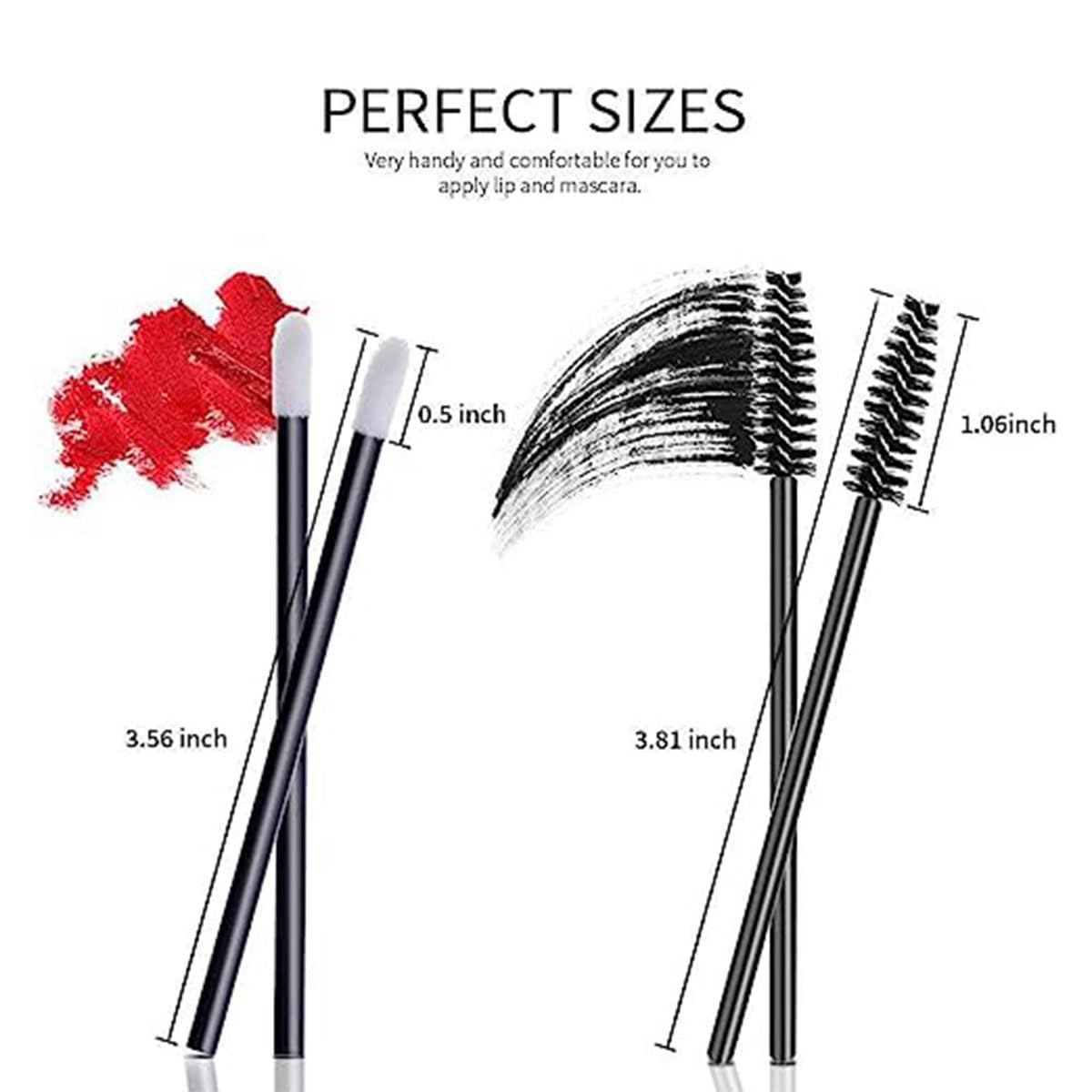 50Pcs Disposable Eyelash Brushes & Mascara Wands - Professional Eyelash Extension Tools for Salon, Makeup Artists & DIY Beauty (Perfect for Lash Extensions, Volume Lashes & Makeup Application)