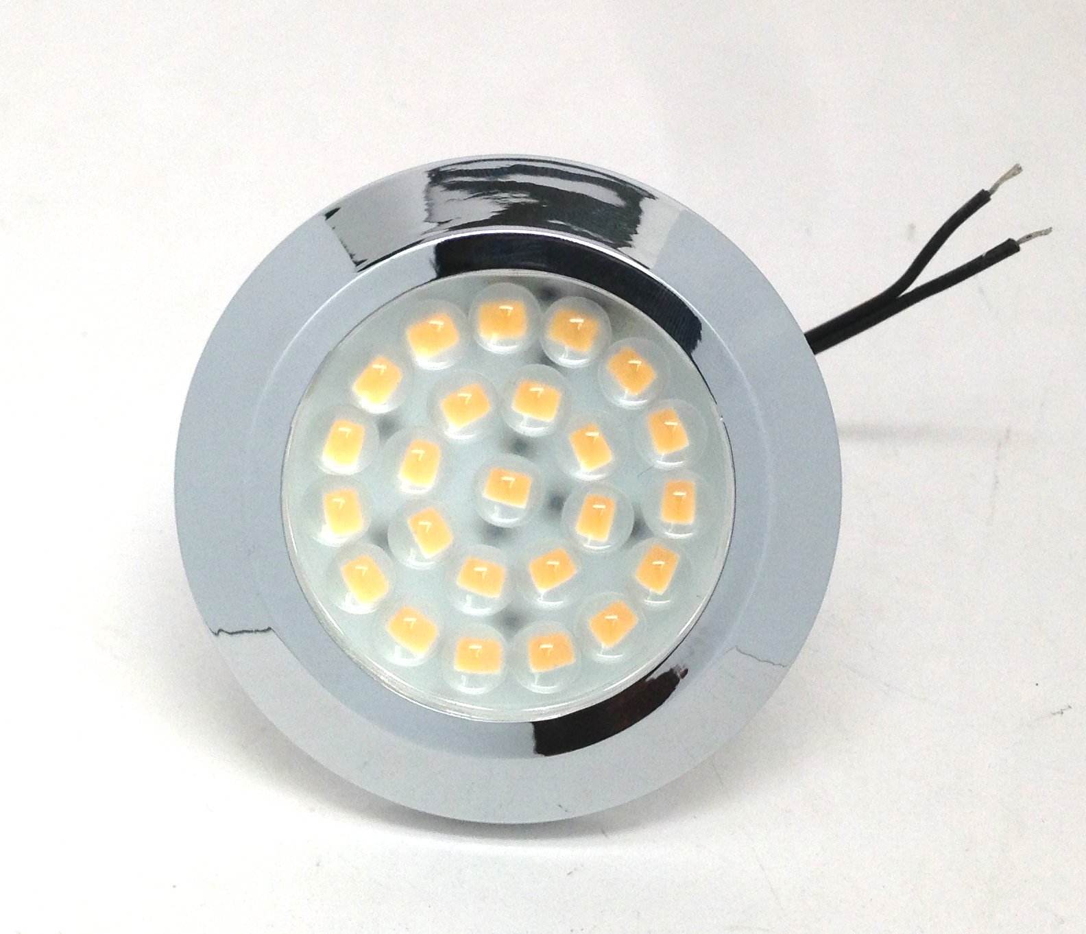 Marine Boat LED Round High Brightness Ceiling Light - IP44 Waterproof Surface Mount for Cabin, Deck & Cockpit Lighting