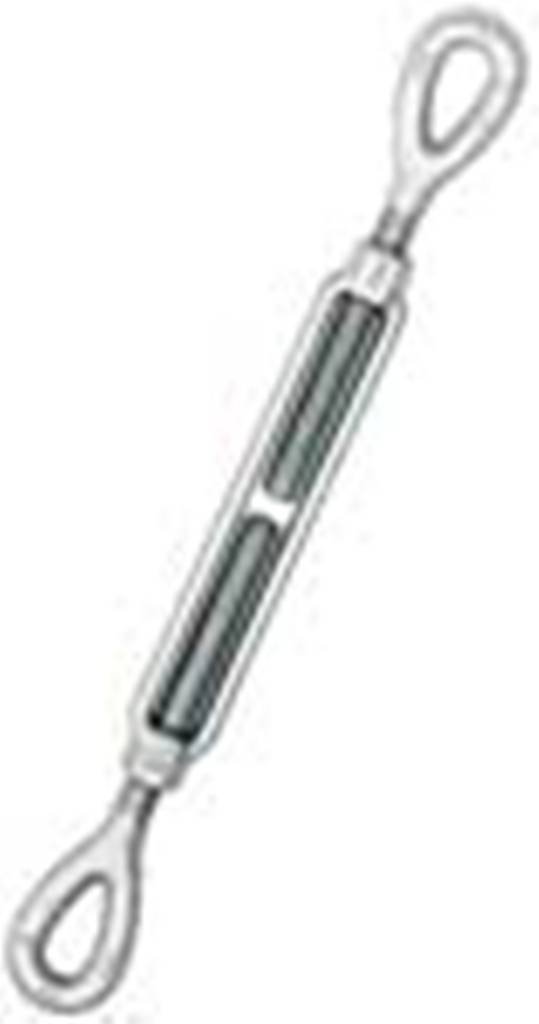 Crosby HG-226 Galvanized Steel Eye and Eye Turnbuckle - 3/4