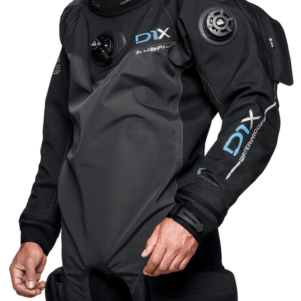 D1X Hybrid Waterproof Women's Drysuit for Scuba Diving, Kayaking & Cold Water Sports | Breathable & Durable Wetsuit Alternative