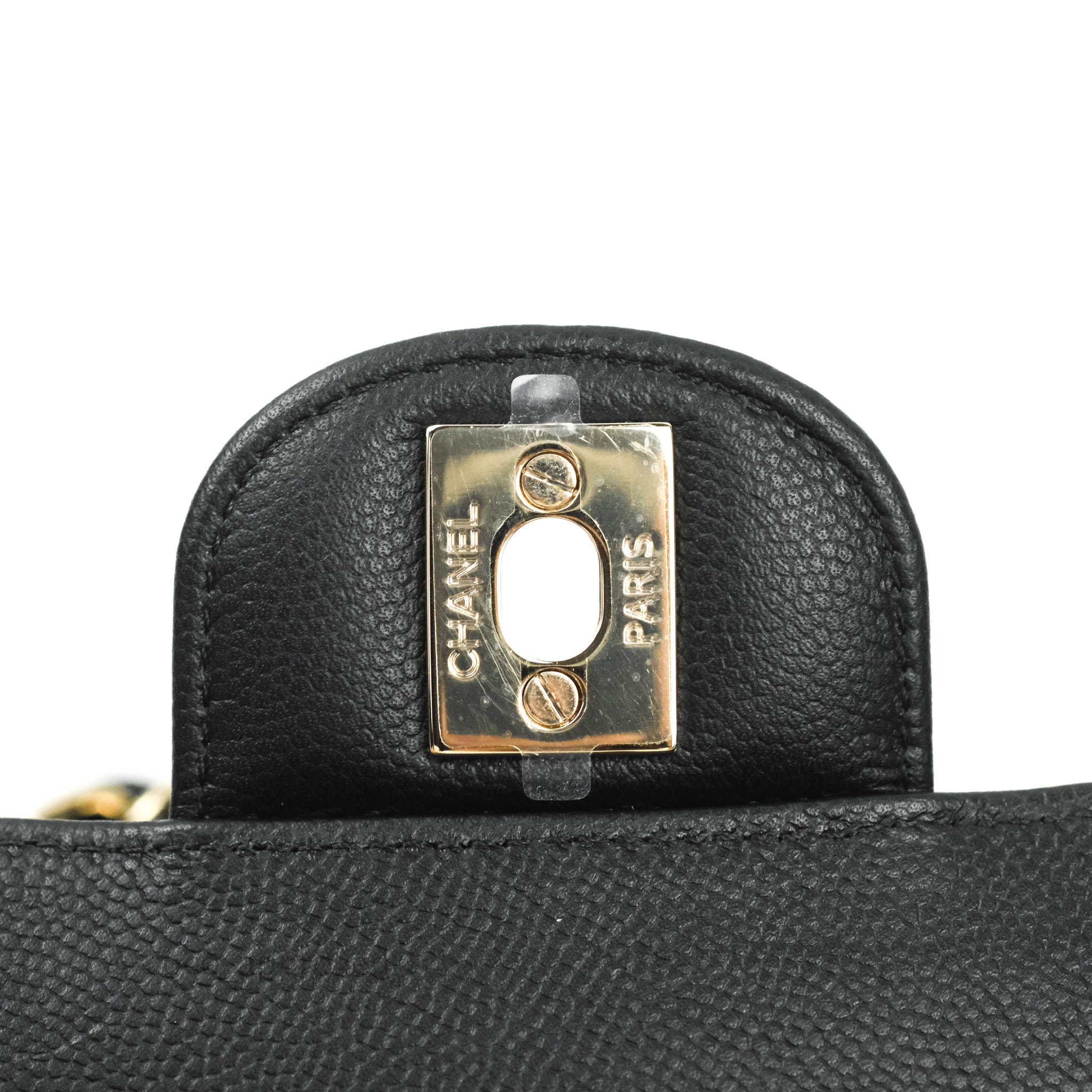 Chanel Classic Chevron Small Medium Double Flap Bag Black Caviar Leather Gold Hardware - Luxury Handbag for Women, Perfect for Parties, Work & Everyday Use