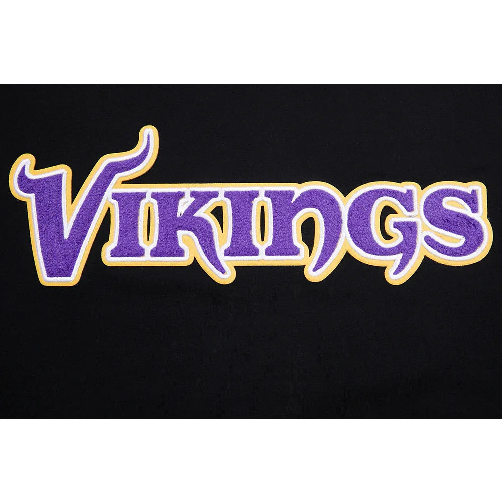 Minnesota Vikings Men's Classic Chenille Tee Shirt - Pro Standard NFL Fan Apparel for Game Day & Casual Wear