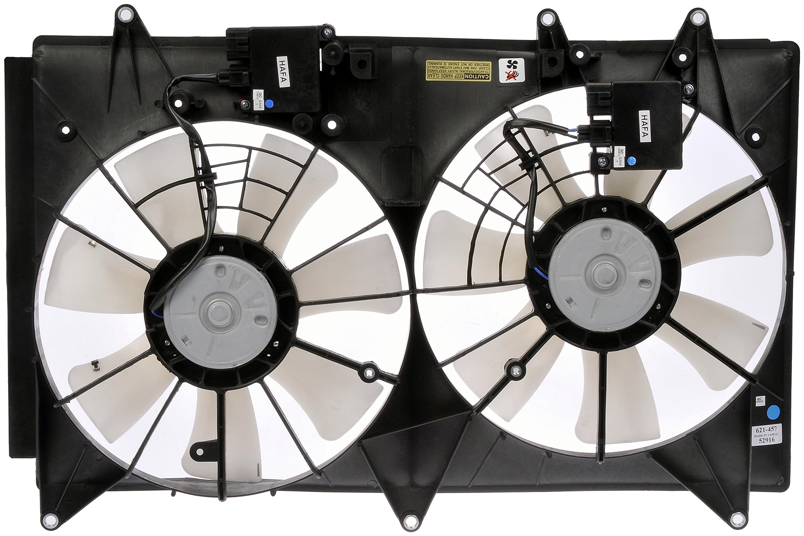 Dorman 621-457 Radiator Fan Assembly Replacement for Chevy Silverado 1500 2500 3500 - Perfect for Cooling System Repair & Summer Overheating Prevention