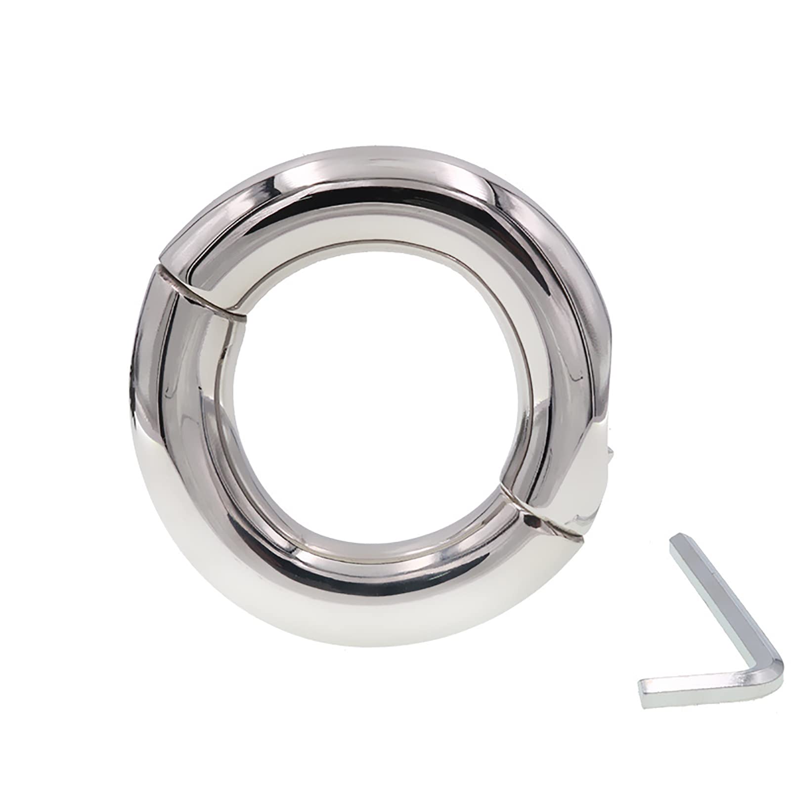 Premium Metal Penis Ring for Men - Cock Ring & Testicle Ring Set, Adult Sex Toy for Couples & Solo Pleasure (3.3cm/1.3in) - Enhance Erections & Intimacy in Bedroom Play