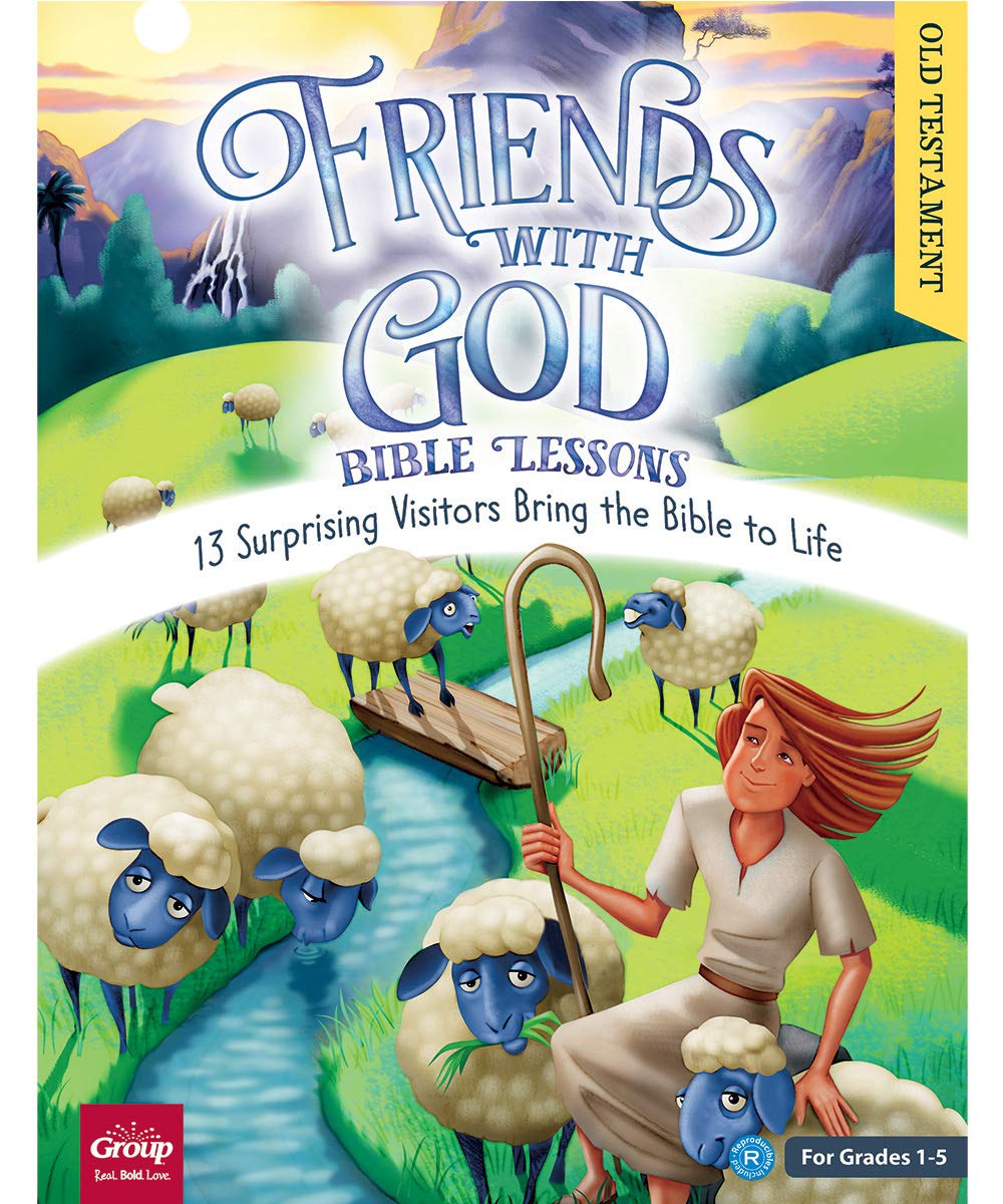 Friends With God Bible Lessons (Old Testament) - 13 Inspiring Biblical Visitors Bring Scripture to Life | Bible Study Guide for Kids & Adults | Perfect for Sunday School & Family Devotions