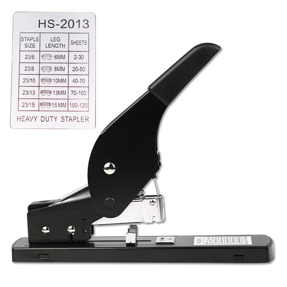 Heavy Duty Metal Stapler for Books & Documents - 100 Sheet Capacity, Compatible with 23/6 & 23/15 Staples - Perfect for Office, School & Home Binding Supplies (Ideal for Reports, Presentations & DIY Projects)