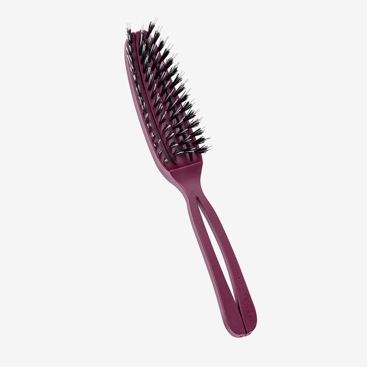 Soft Airy Mixed Bristles Hair Brush - Gentle Detangling for All Hair Types | Perfect for Daily Styling, Salon Use & Travel