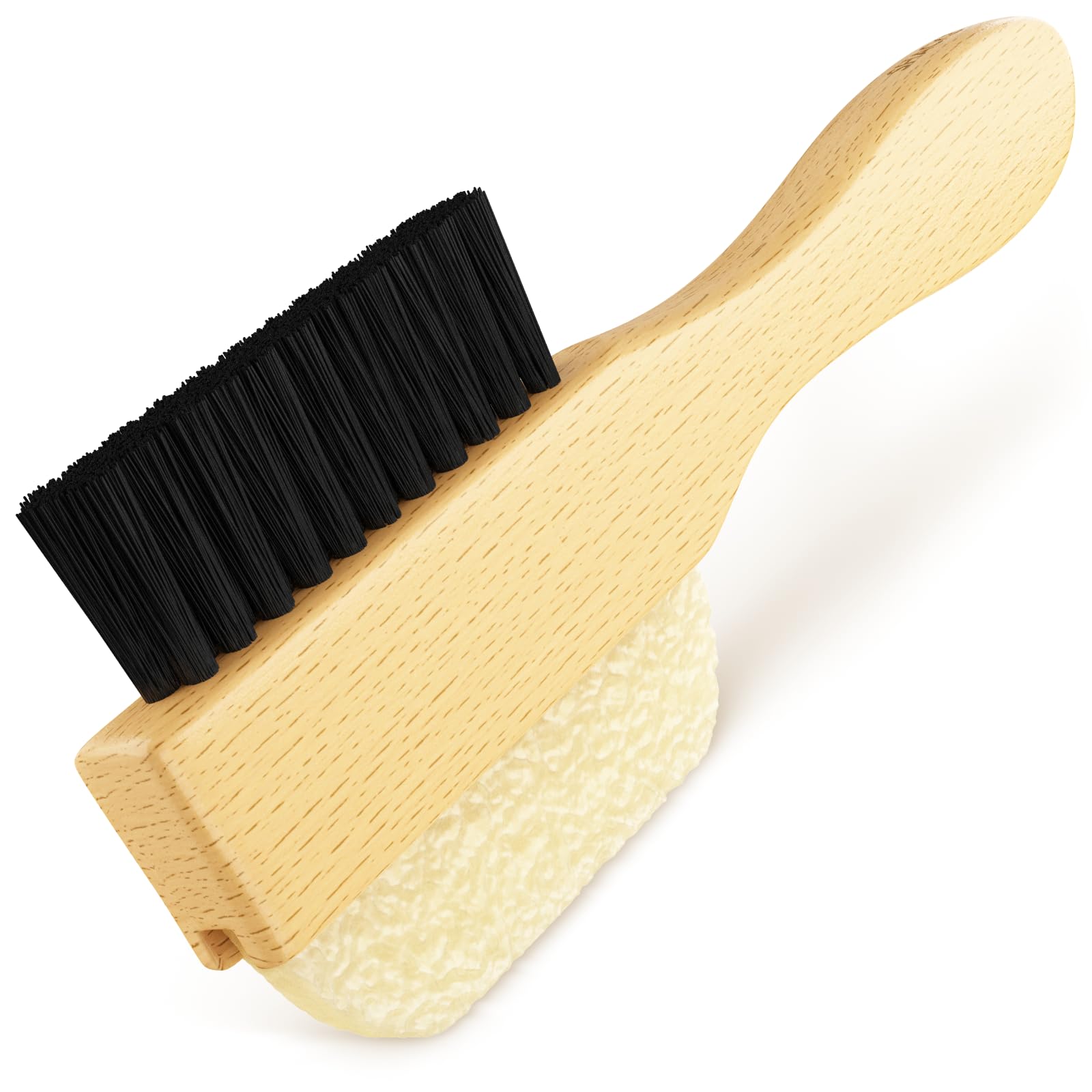 Shacke Premium Suede Shoe Cleaner Brush Kit - Dual-Action Rubber Eraser & Hard Bristle Brush for Suede, Nubuck & Leather Shoes - Perfect for Sneakers, Boots & Luxury Footwear Care